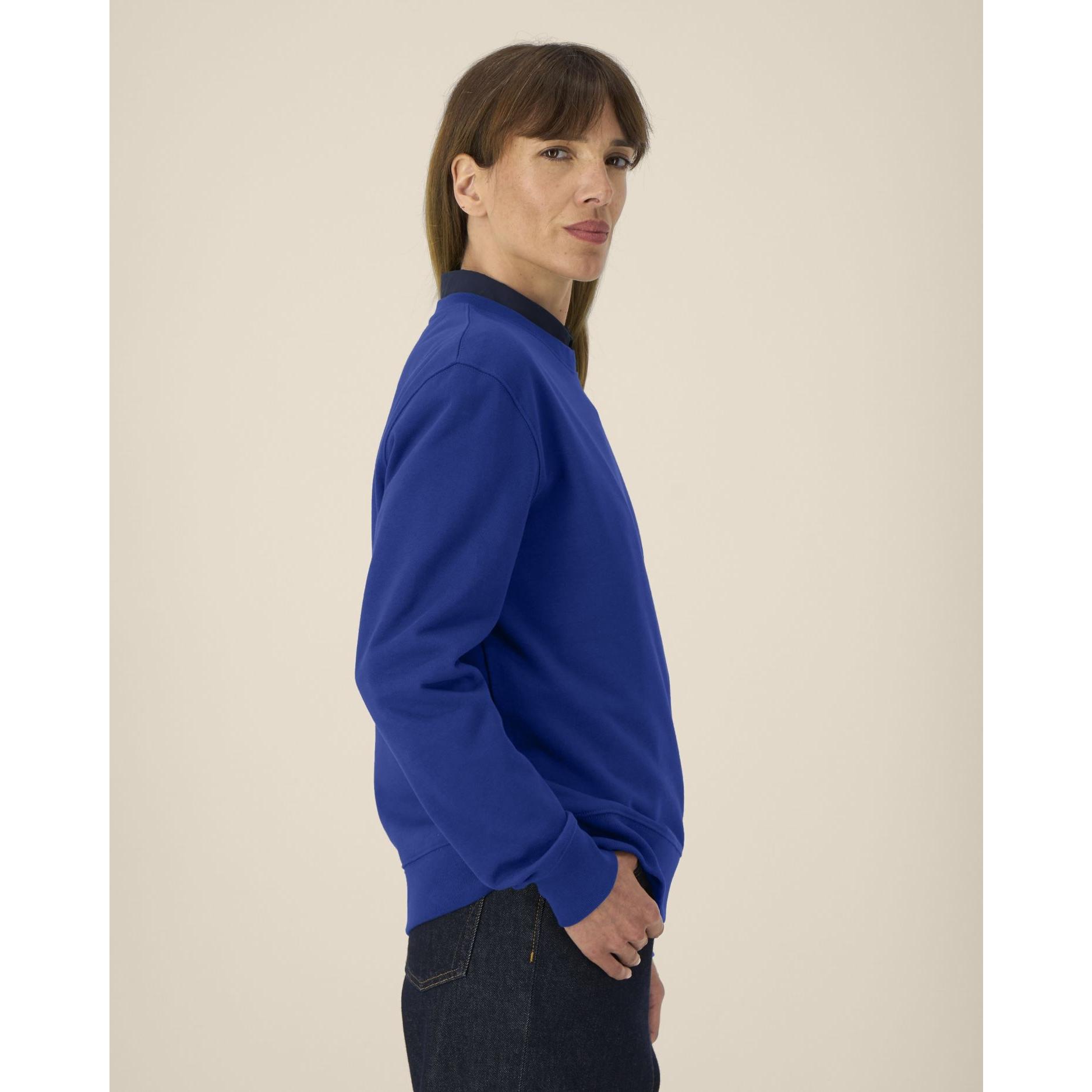 Hanorac la baza gâtului unisex Thinker Worker Blue 5XL