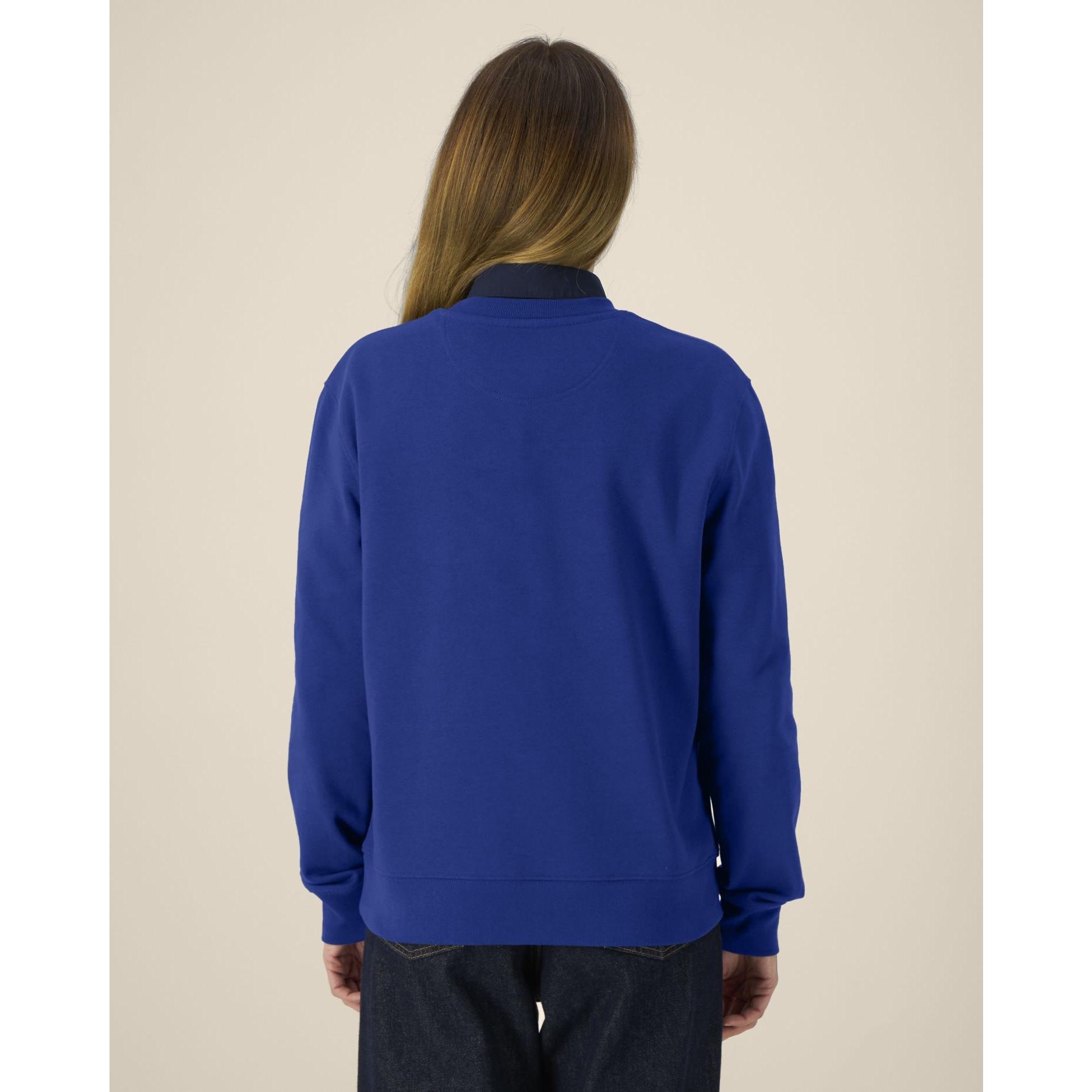 Hanorac la baza gâtului unisex Thinker Worker Blue 5XL