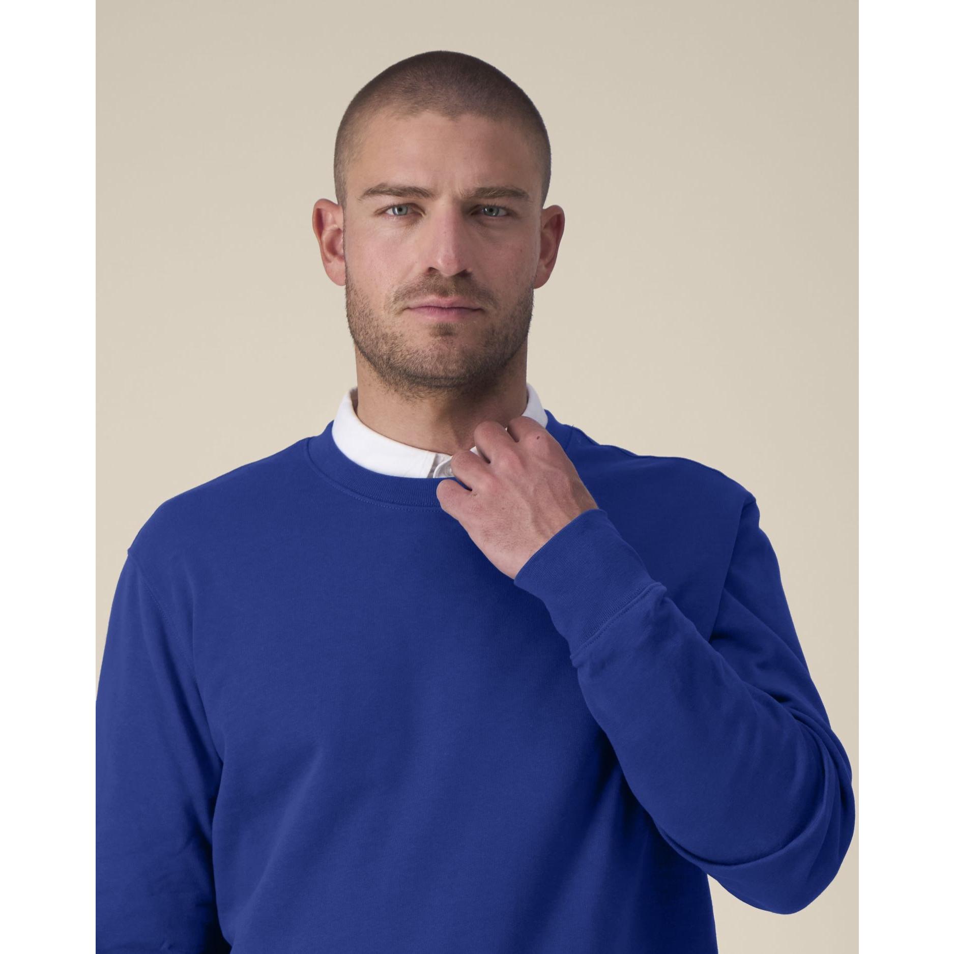 Hanorac la baza gâtului unisex Thinker Worker Blue 5XL