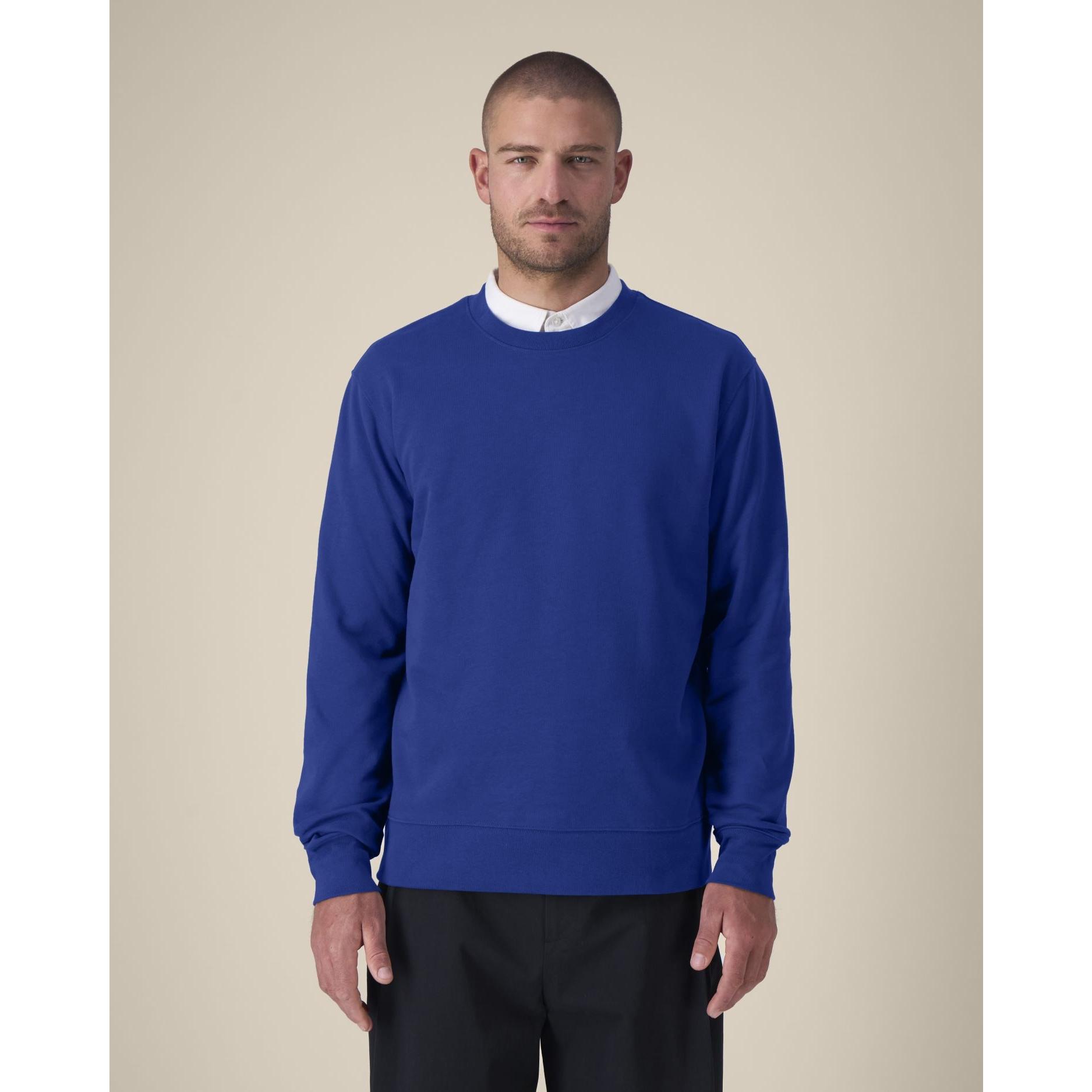 Hanorac la baza gâtului unisex Thinker Worker Blue 5XL