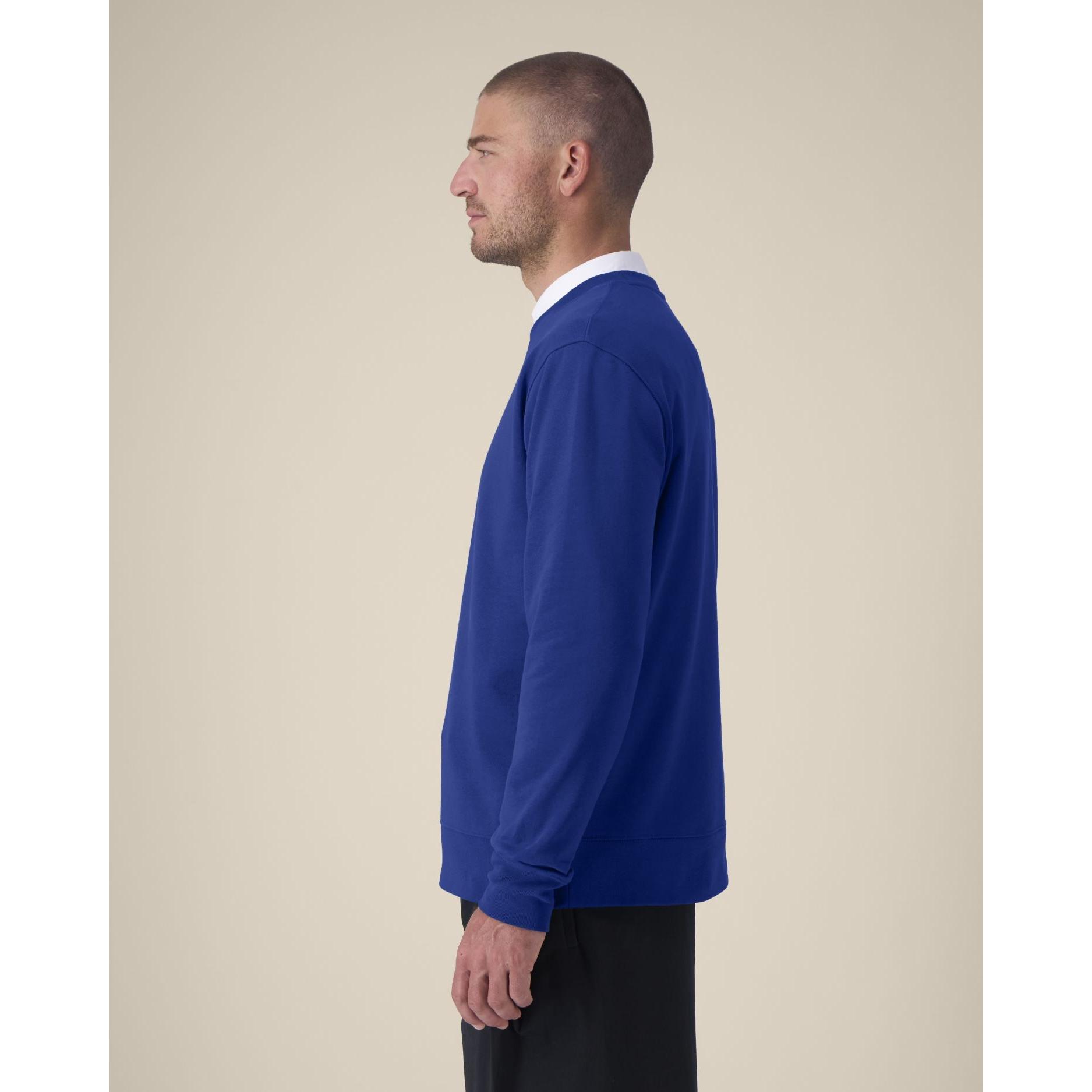 Hanorac la baza gâtului unisex Thinker Worker Blue 5XL