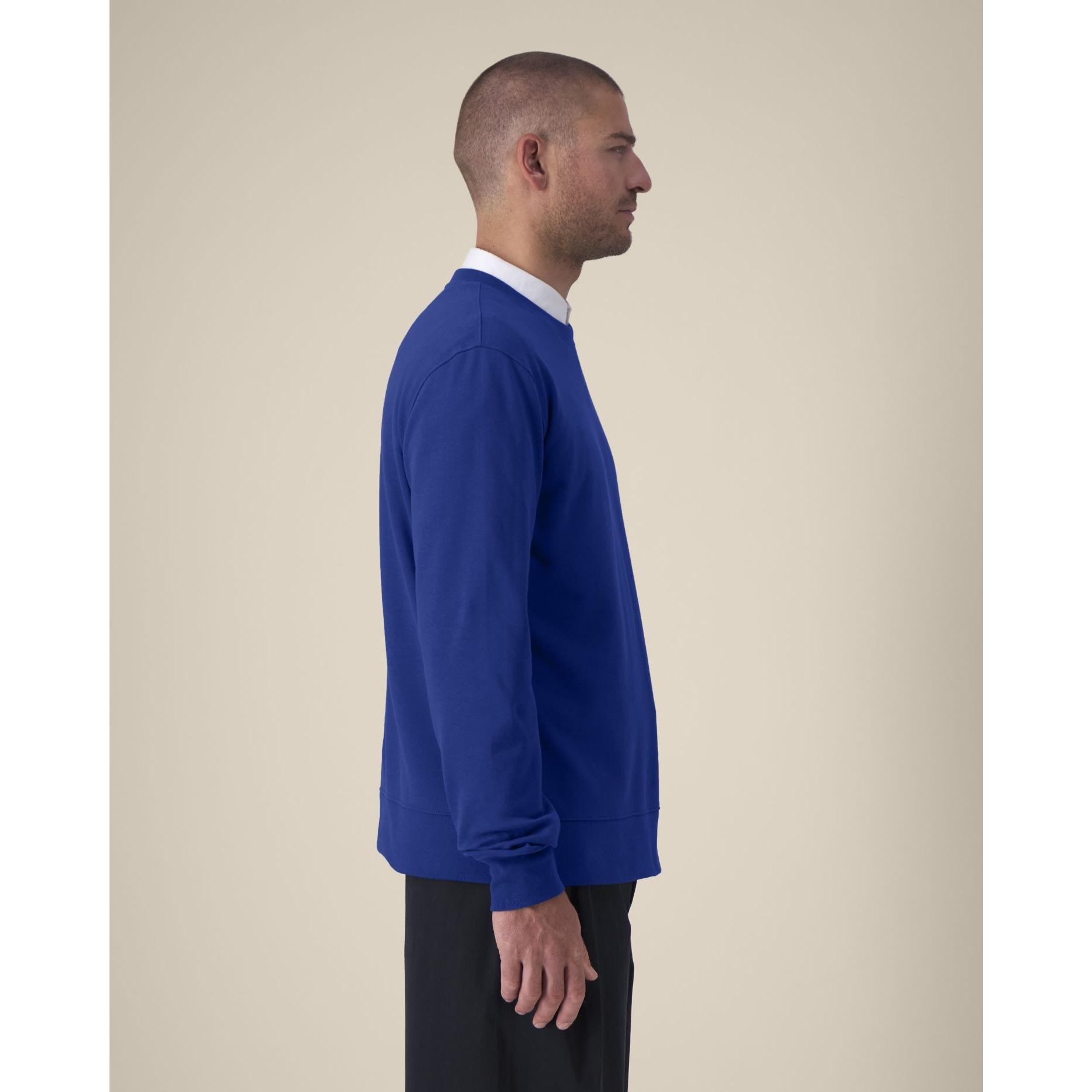 Hanorac la baza gâtului unisex Thinker Worker Blue 5XL