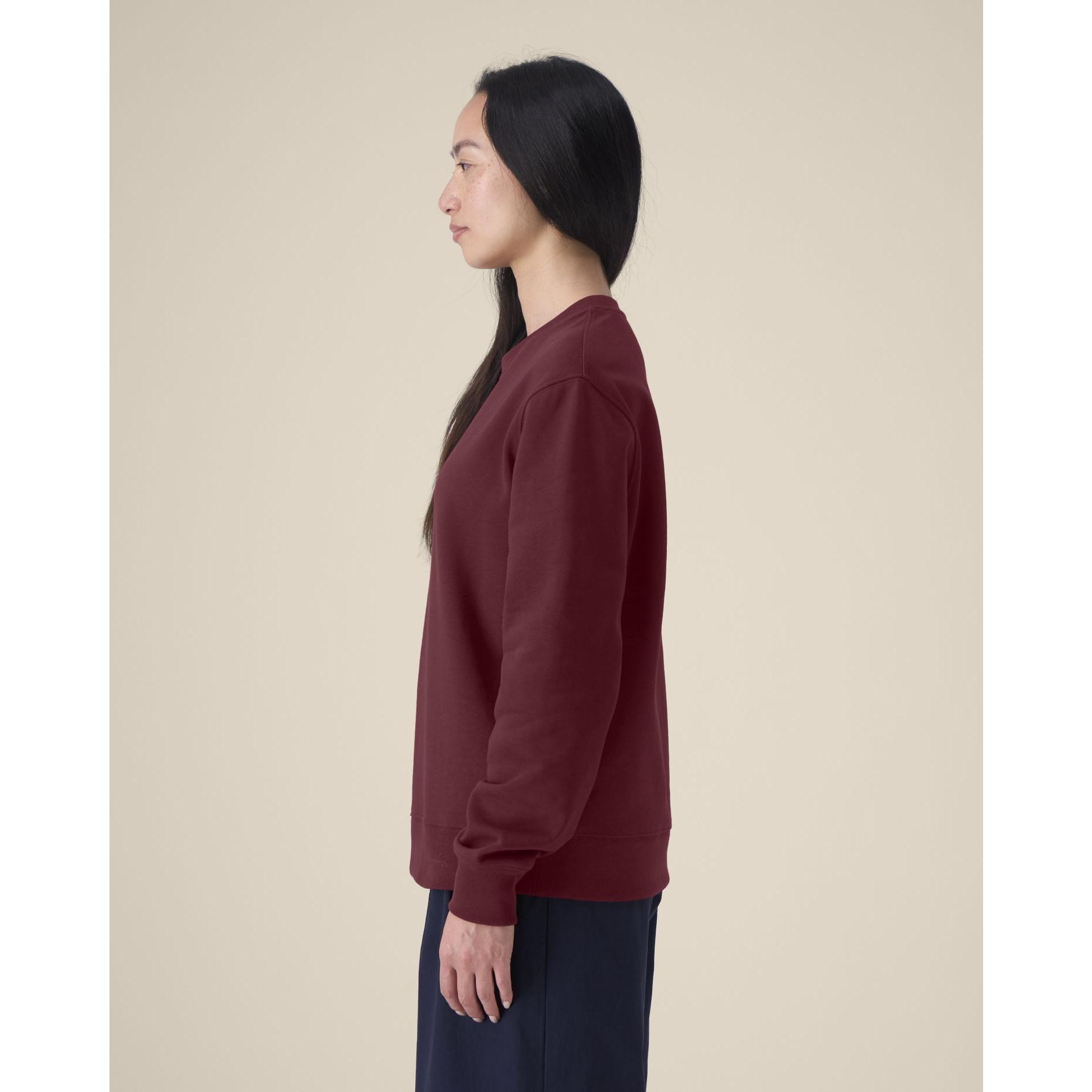 Hanorac la baza gâtului unisex Thinker Burgundy 5XL