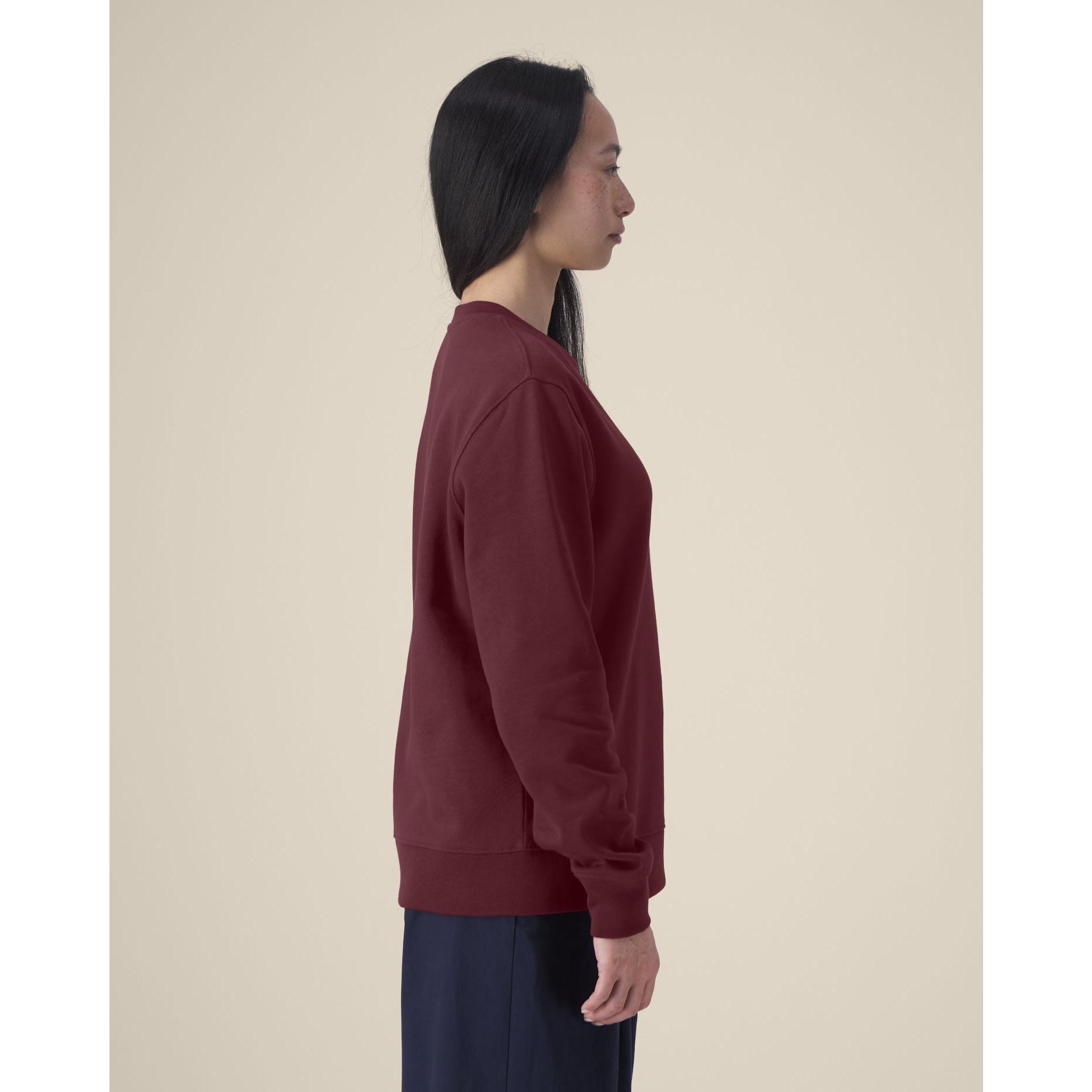 Hanorac la baza gâtului unisex Thinker Burgundy 5XL
