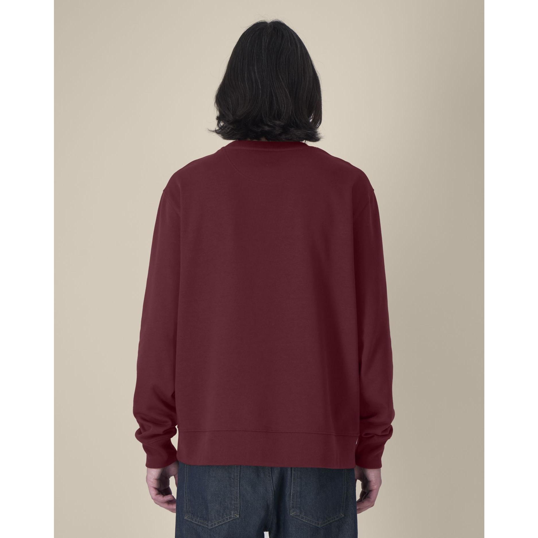 Hanorac la baza gâtului unisex Thinker Burgundy 5XL