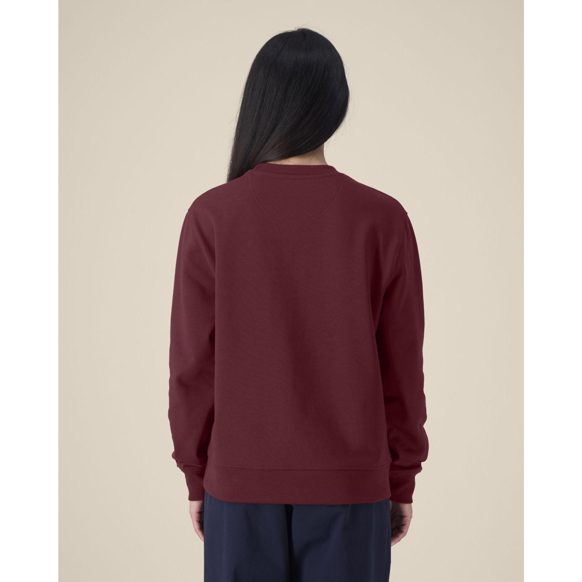 Hanorac la baza gâtului unisex Thinker Burgundy 5XL