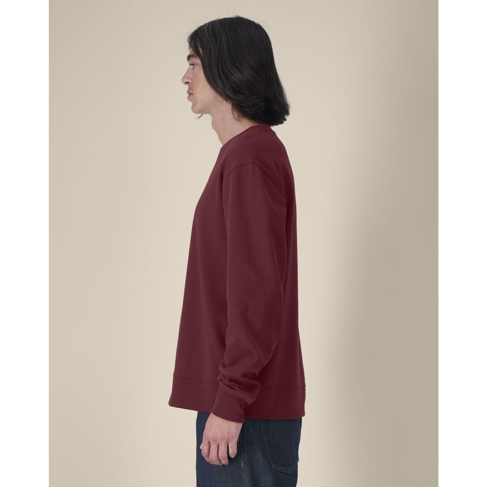 Hanorac la baza gâtului unisex Thinker Burgundy 5XL