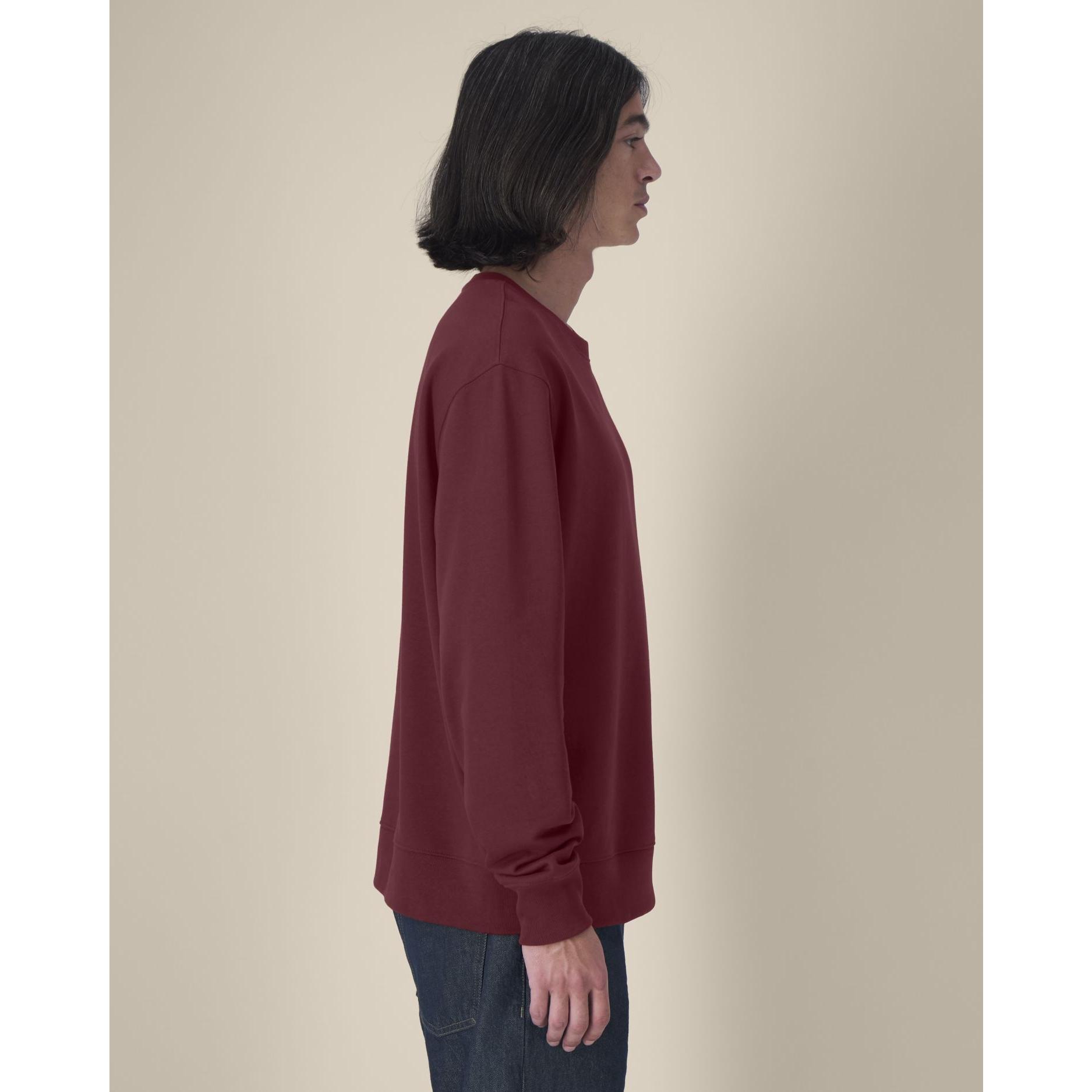 Hanorac la baza gâtului unisex Thinker Burgundy 5XL
