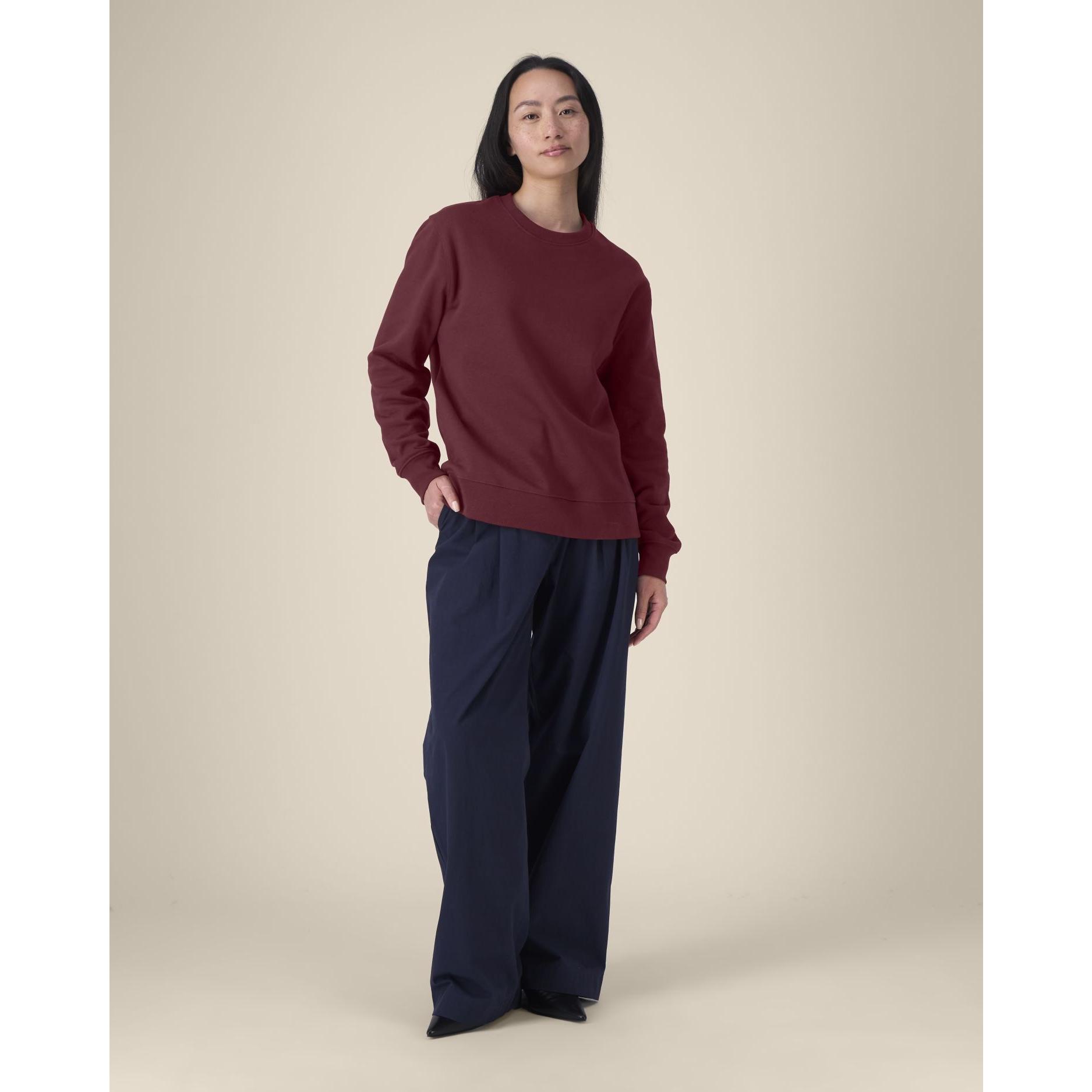 Hanorac la baza gâtului unisex Thinker Burgundy 5XL