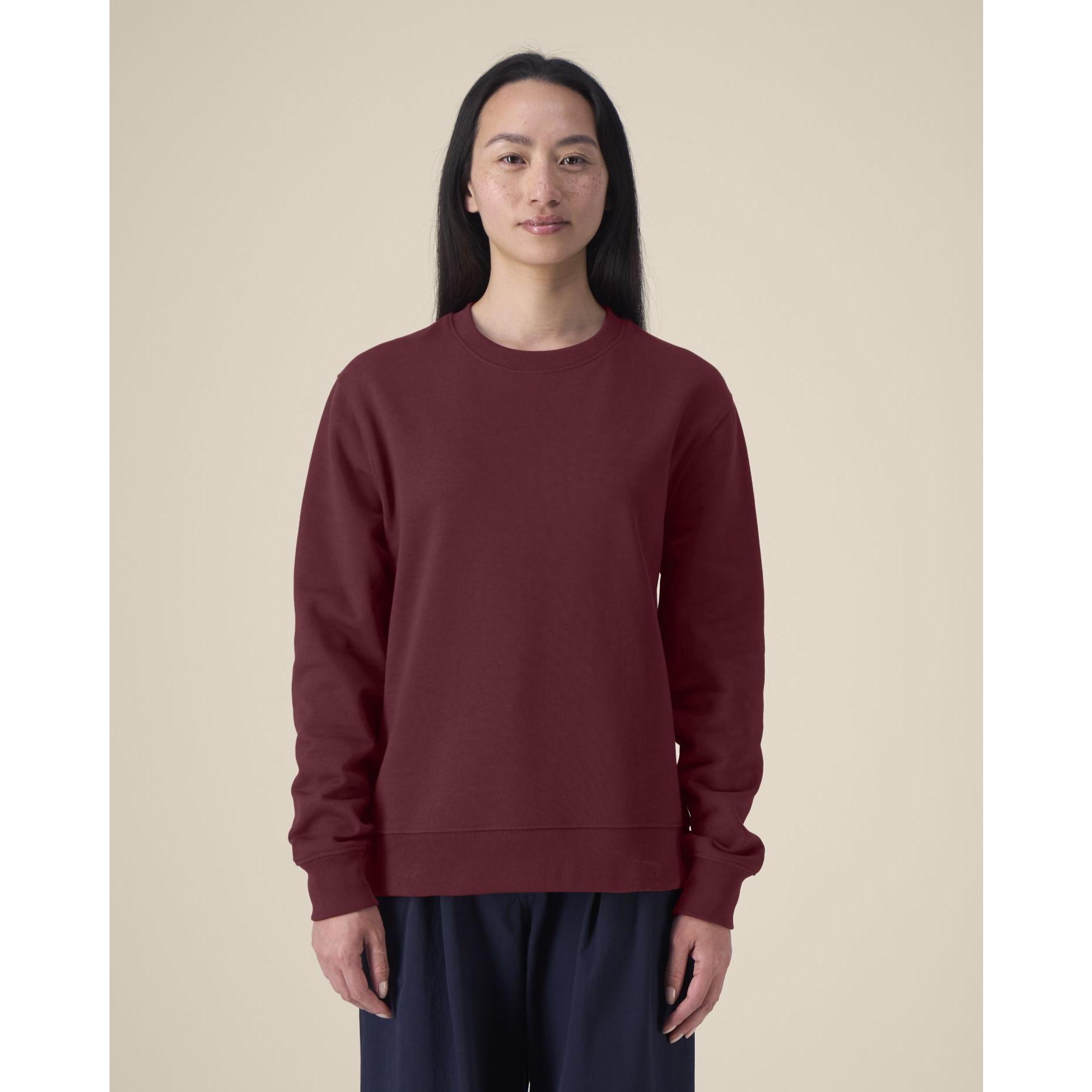 Hanorac la baza gâtului unisex Thinker Burgundy 5XL
