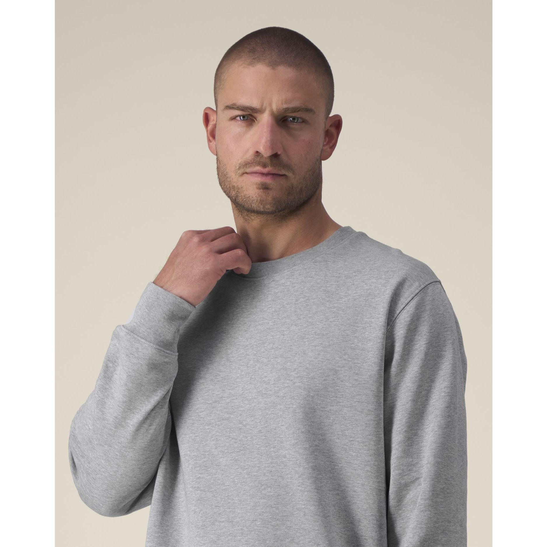 Hanorac la baza gâtului unisex Thinker Heather Grey 5XL