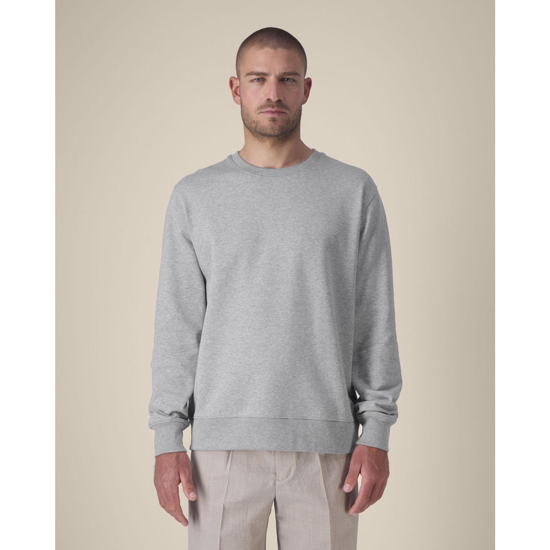 Hanorac la baza gâtului unisex Thinker Heather Grey 5XL