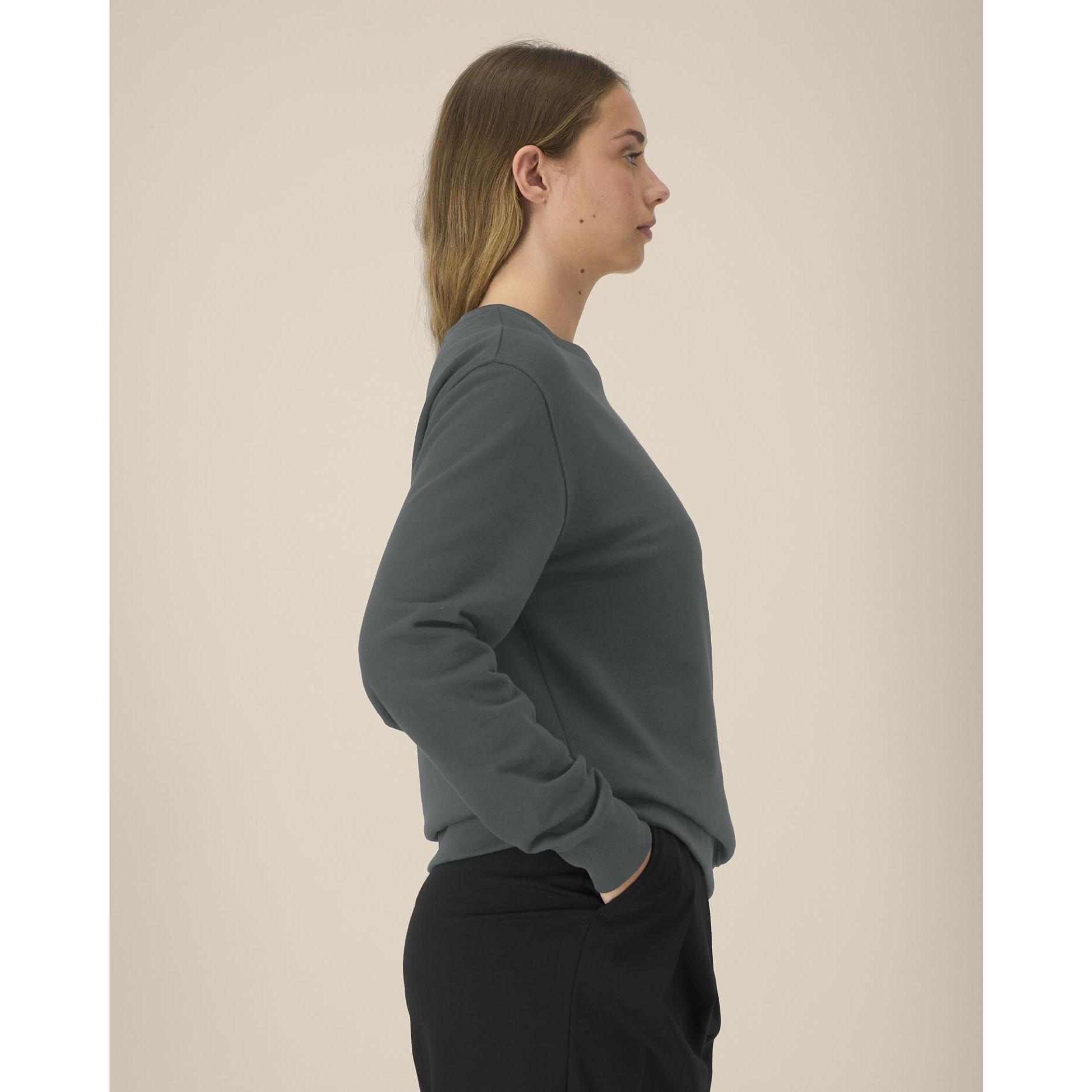 Hanorac la baza gâtului unisex Thinker Anthracite 3XL