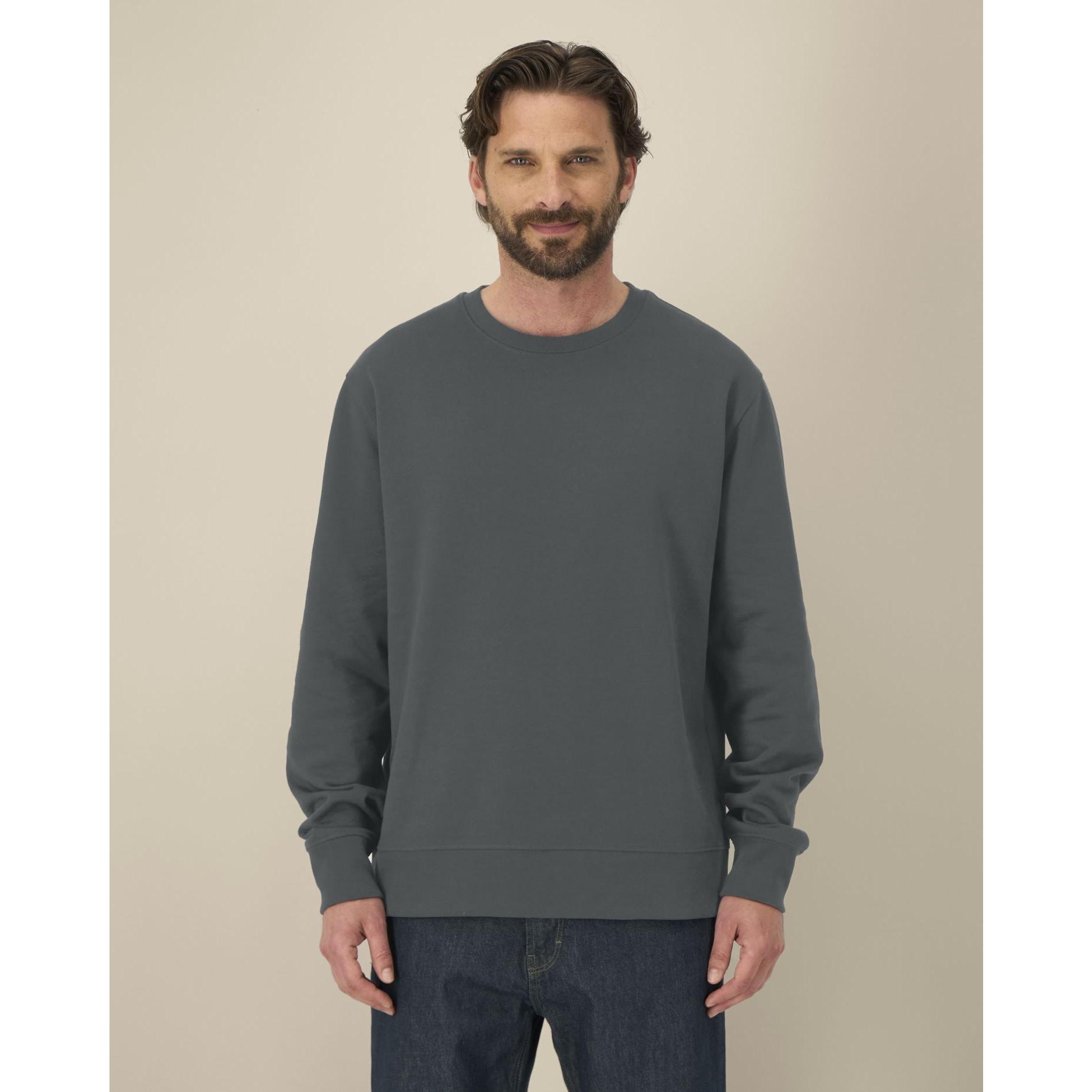 Hanorac la baza gâtului unisex Thinker Anthracite 3XL