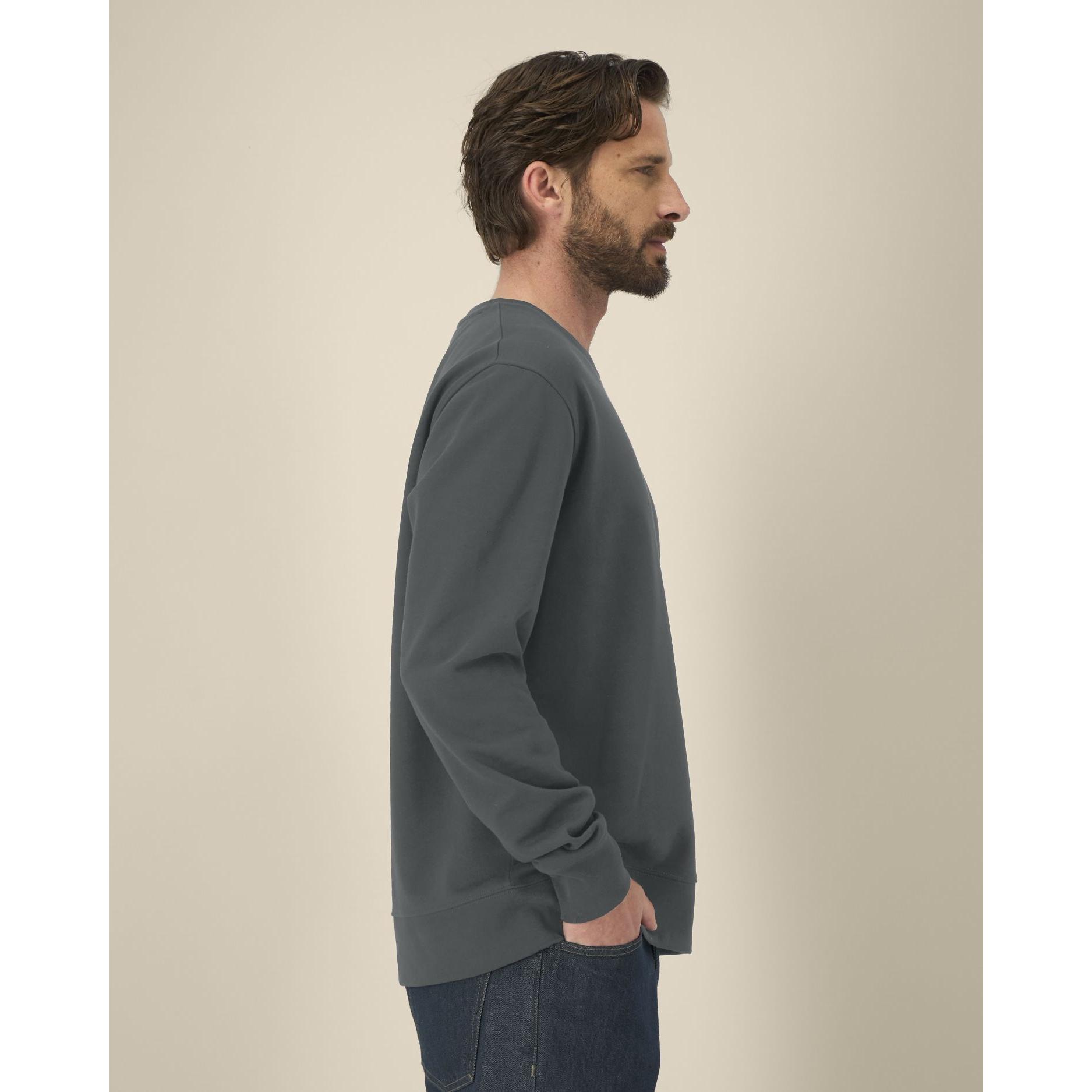 Hanorac la baza gâtului unisex Thinker Anthracite 3XL