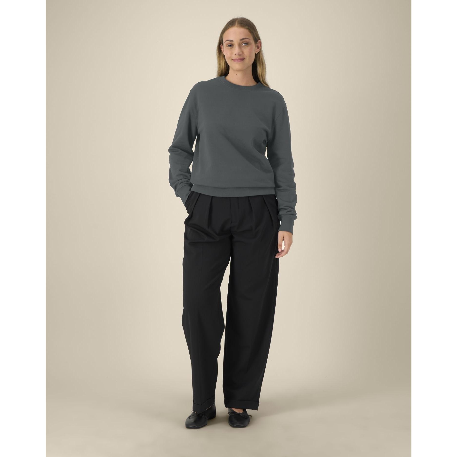 Hanorac la baza gâtului unisex Thinker Anthracite 3XL