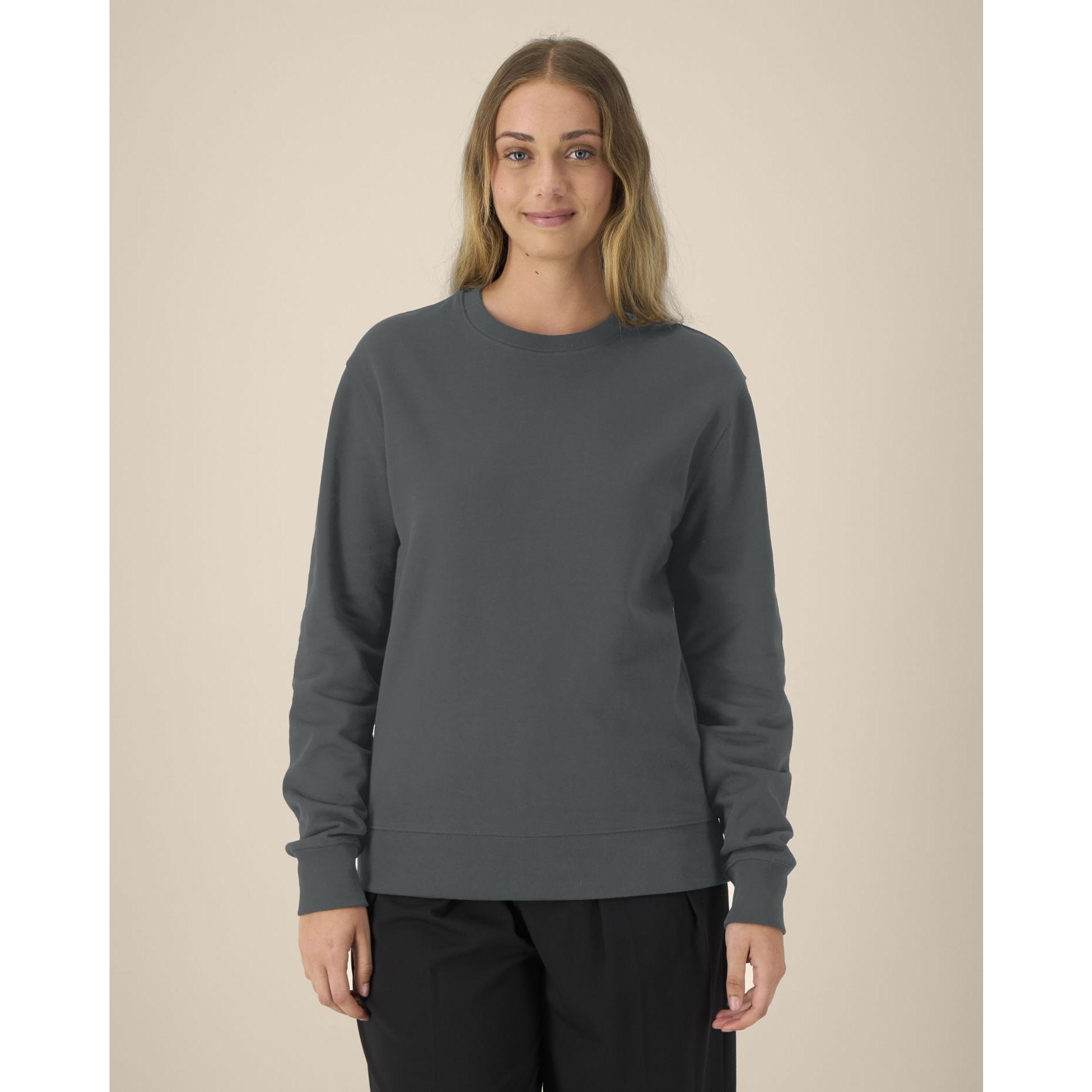 Hanorac la baza gâtului unisex Thinker Anthracite 3XL