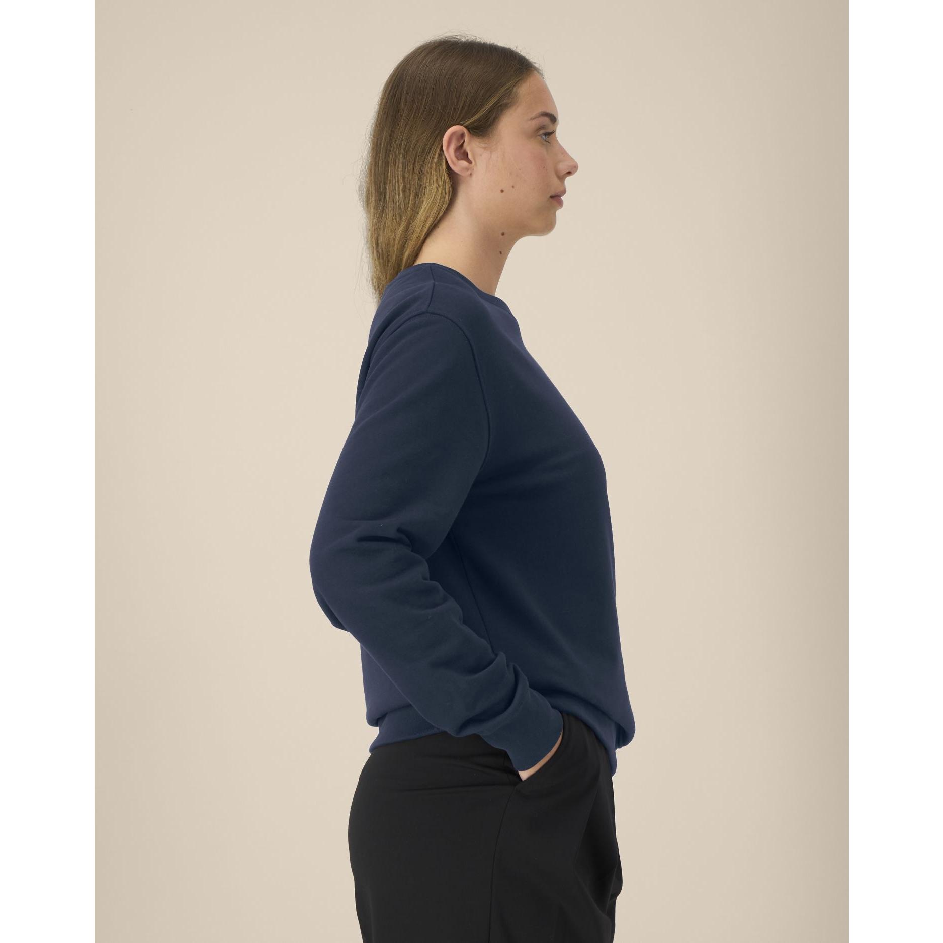 Hanorac la baza gâtului unisex Thinker French Navy XL