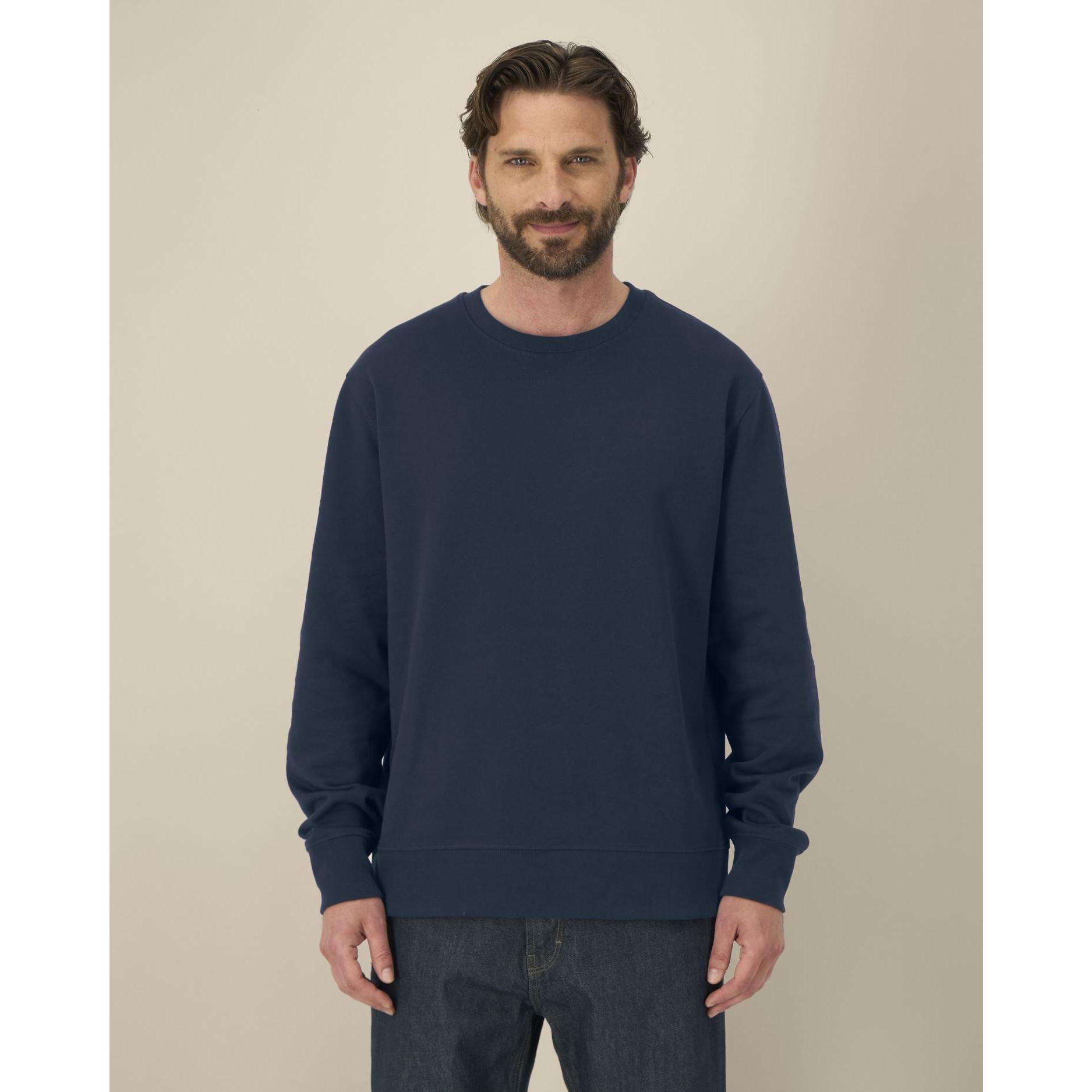 Hanorac la baza gâtului unisex Thinker French Navy XL