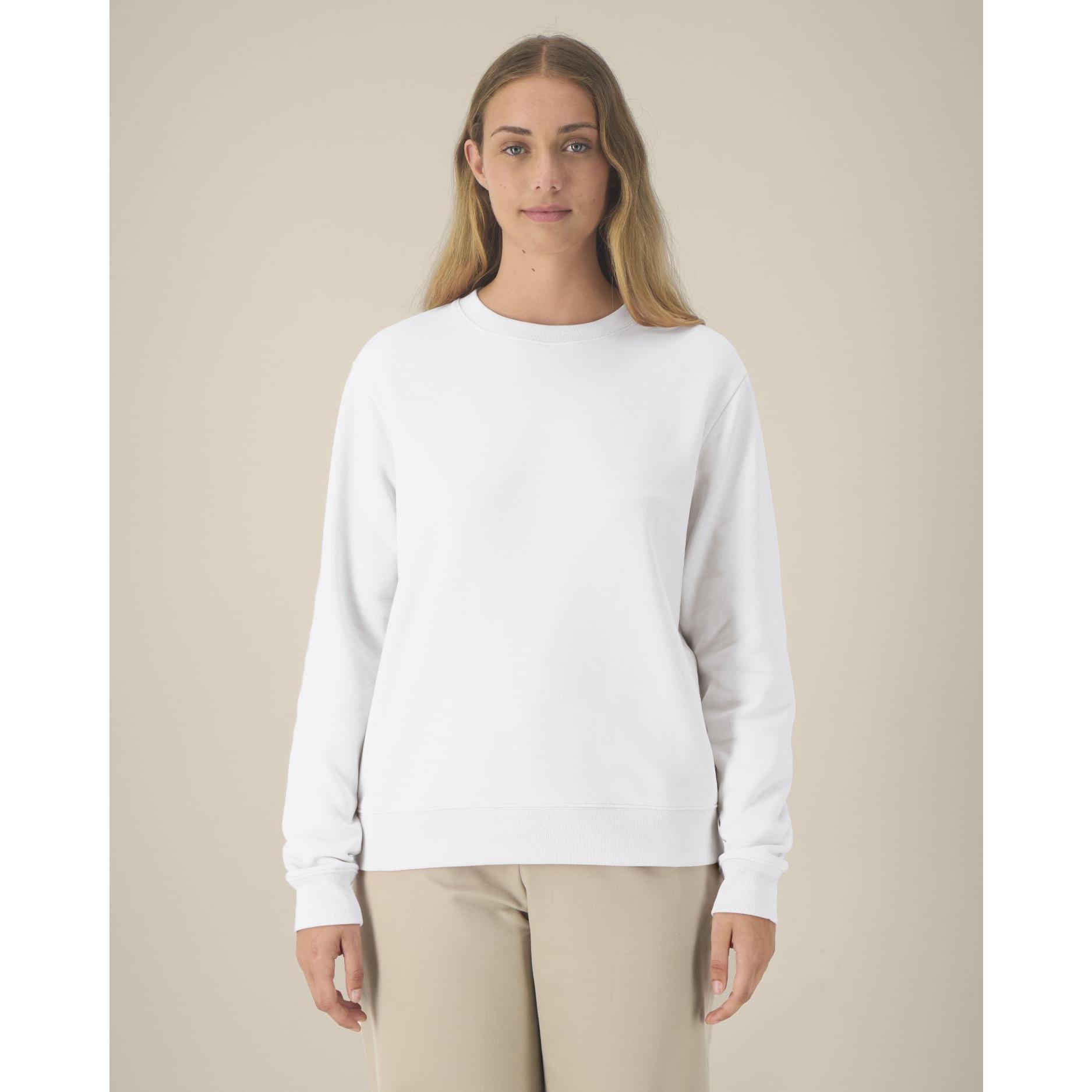Hanorac la baza gâtului pentru femei Stella Thinker White 3XL