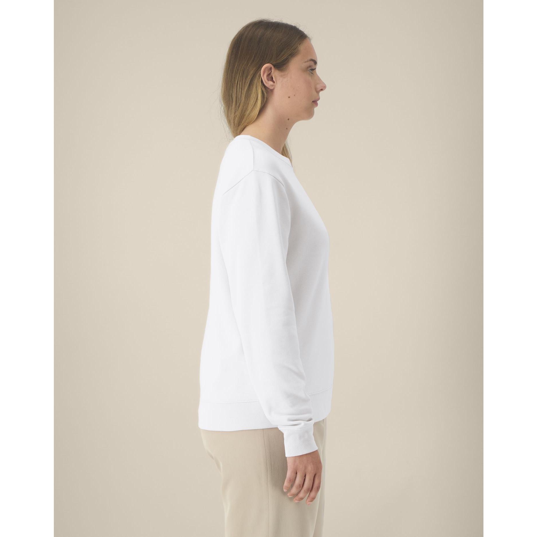 Hanorac la baza gâtului pentru femei Stella Thinker White 3XL