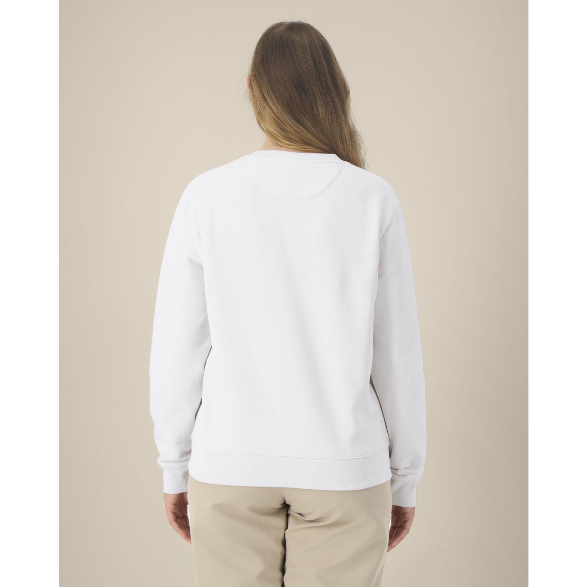 Hanorac la baza gâtului pentru femei Stella Thinker White 3XL