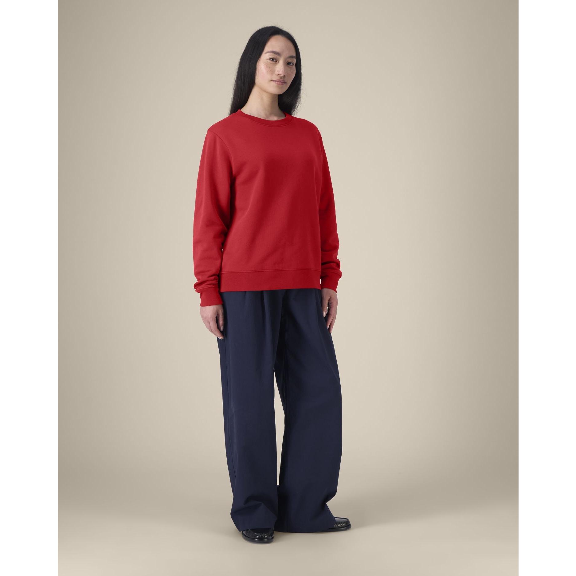 Hanorac la baza gâtului pentru femei Stella Thinker Red 3XL