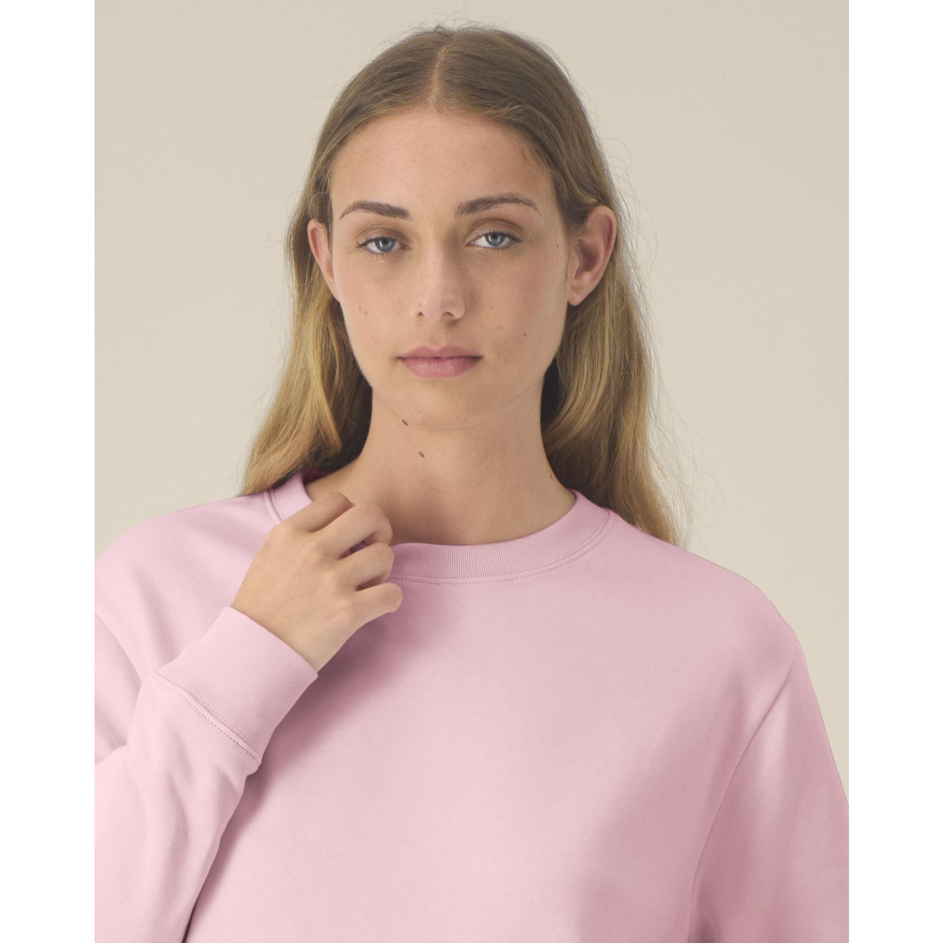 Hanorac la baza gâtului pentru femei Stella Thinker Cotton Pink L