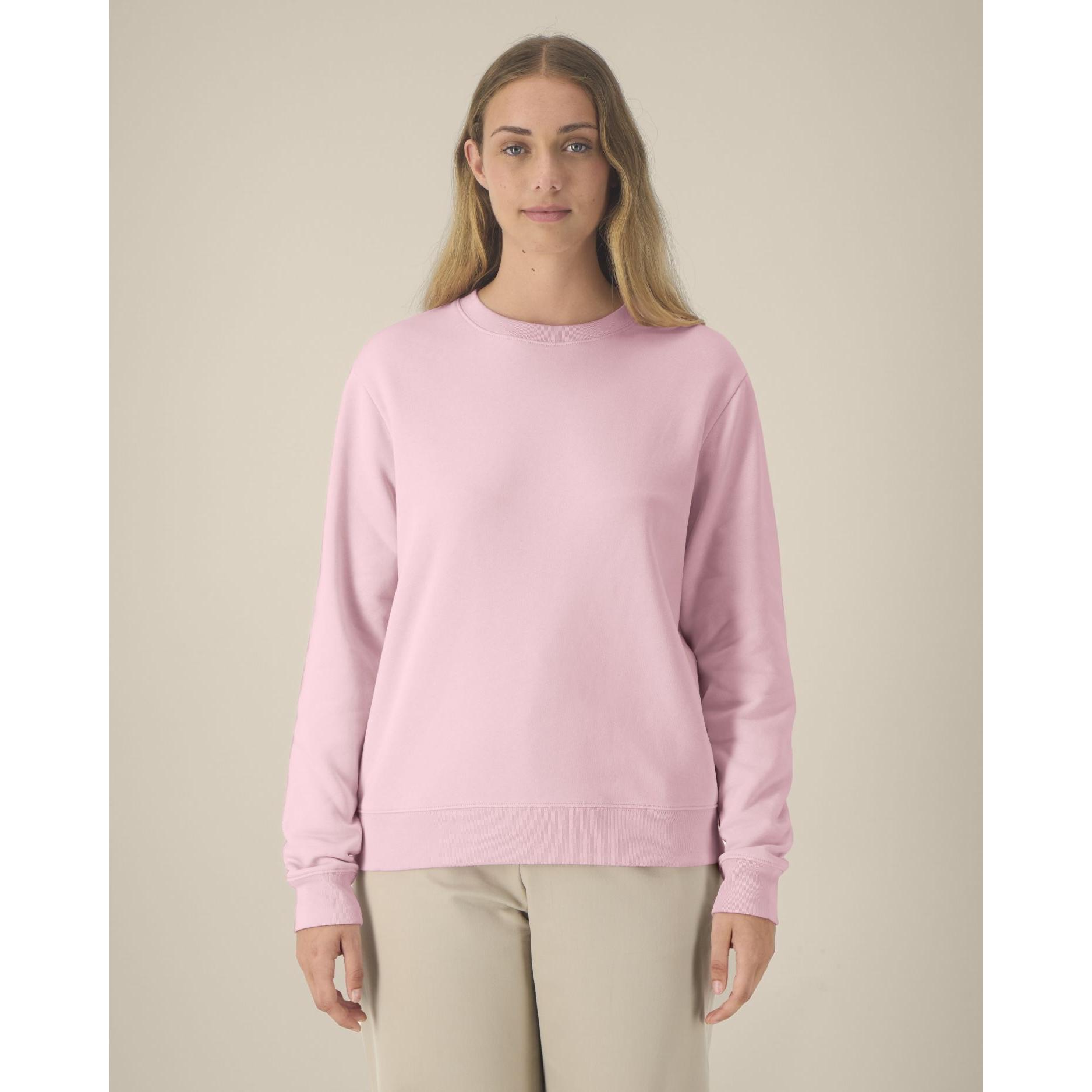 Hanorac la baza gâtului pentru femei Stella Thinker Cotton Pink L