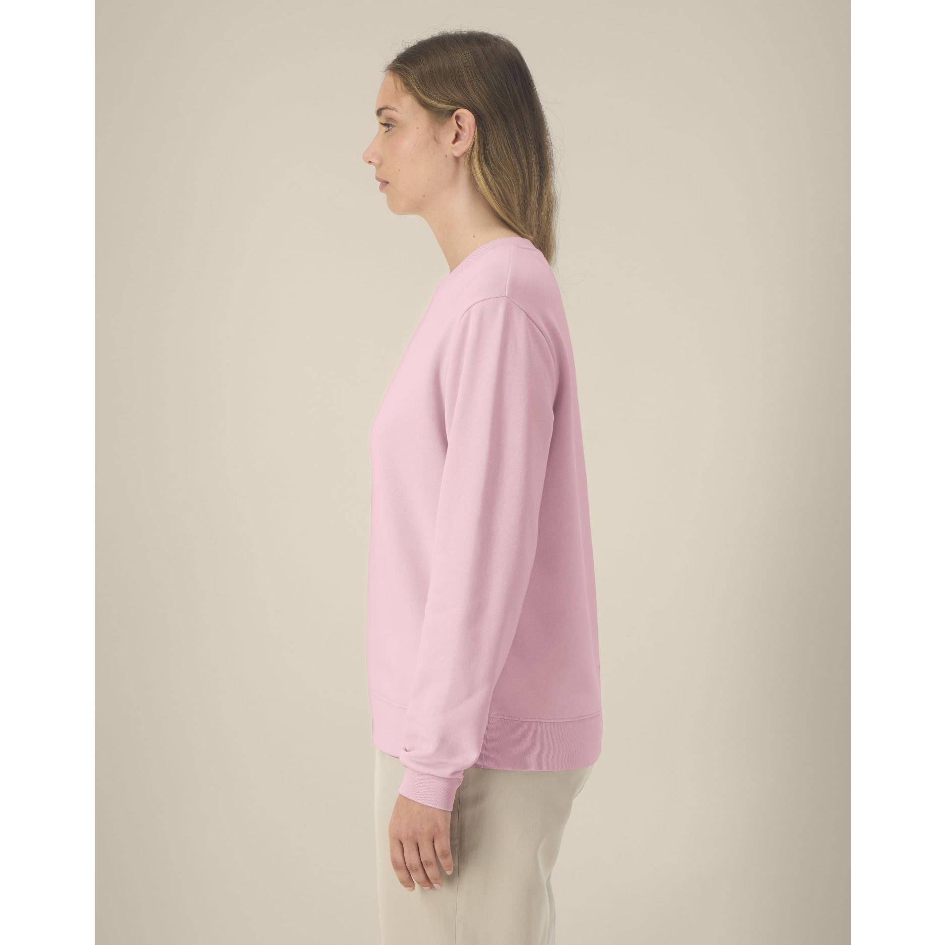 Hanorac la baza gâtului pentru femei Stella Thinker Cotton Pink L