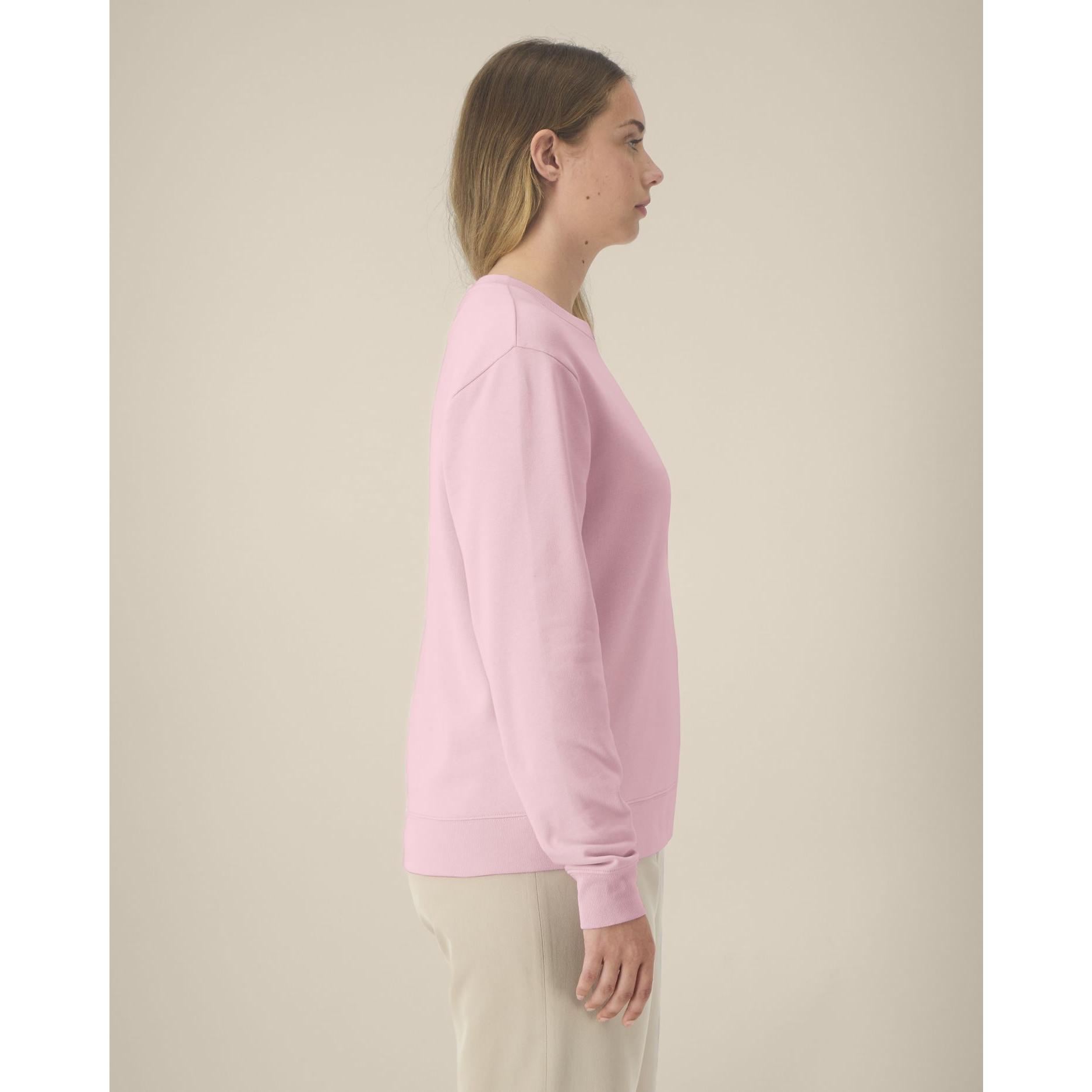 Hanorac la baza gâtului pentru femei Stella Thinker Cotton Pink L