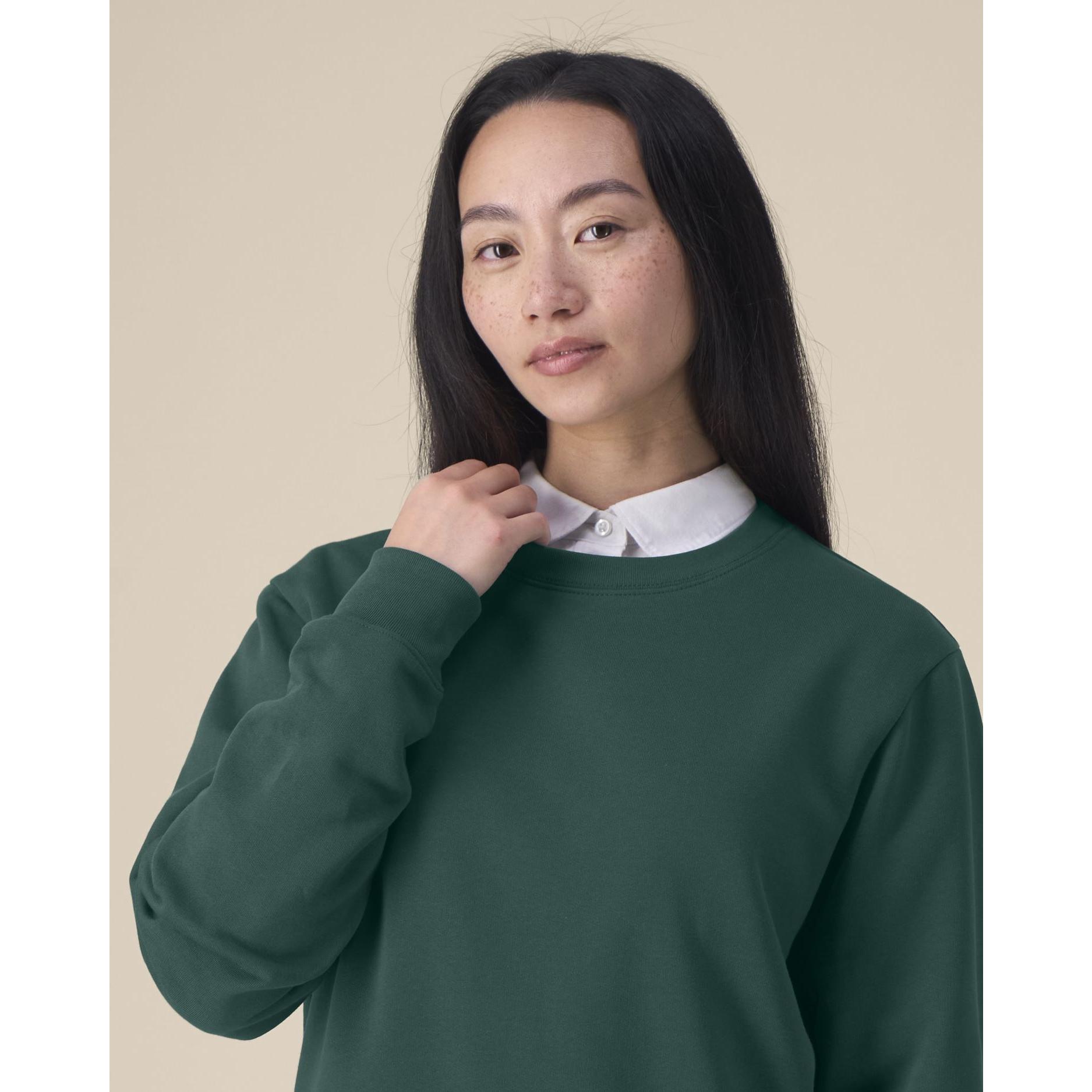 Hanorac la baza gâtului pentru femei Stella Thinker Glazed Green L