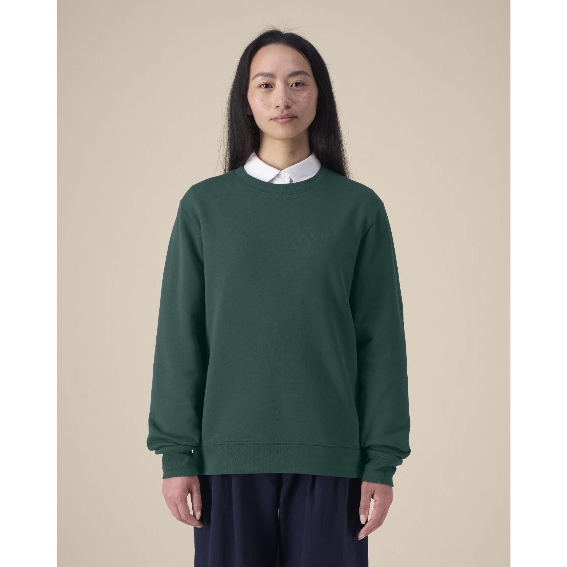 Hanorac la baza gâtului pentru femei Stella Thinker Glazed Green L