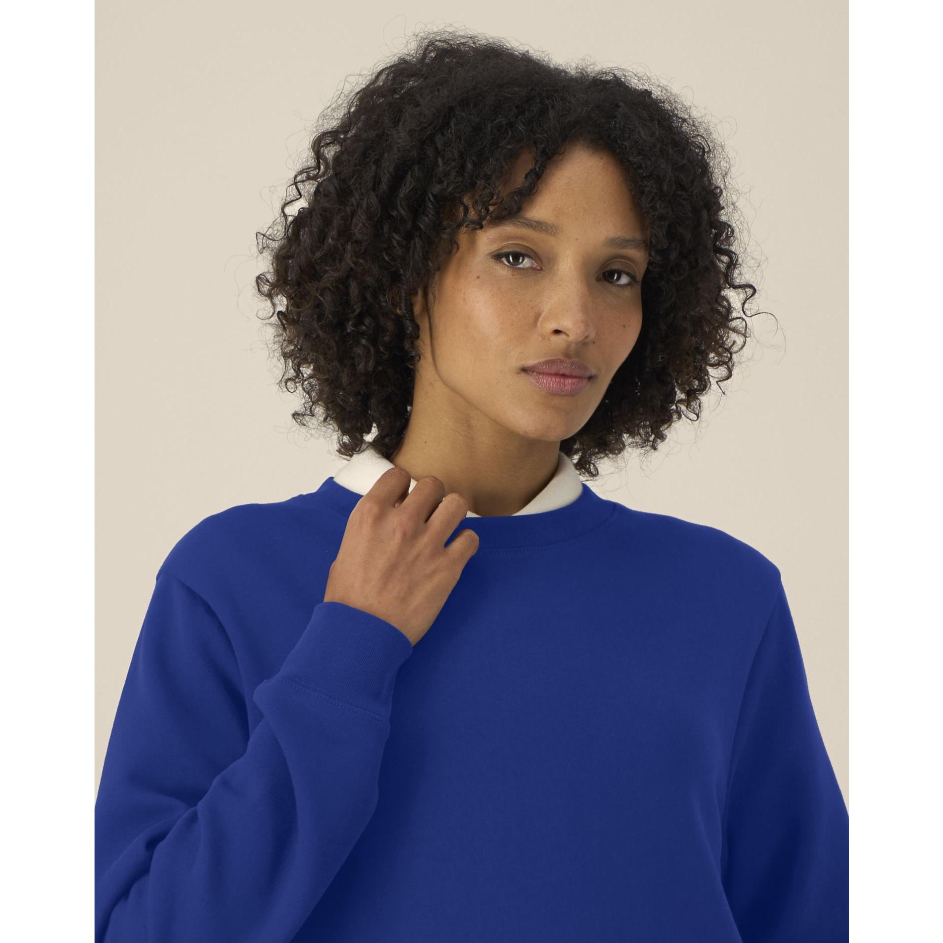 Hanorac la baza gâtului pentru femei Stella Thinker Worker Blue 3XL
