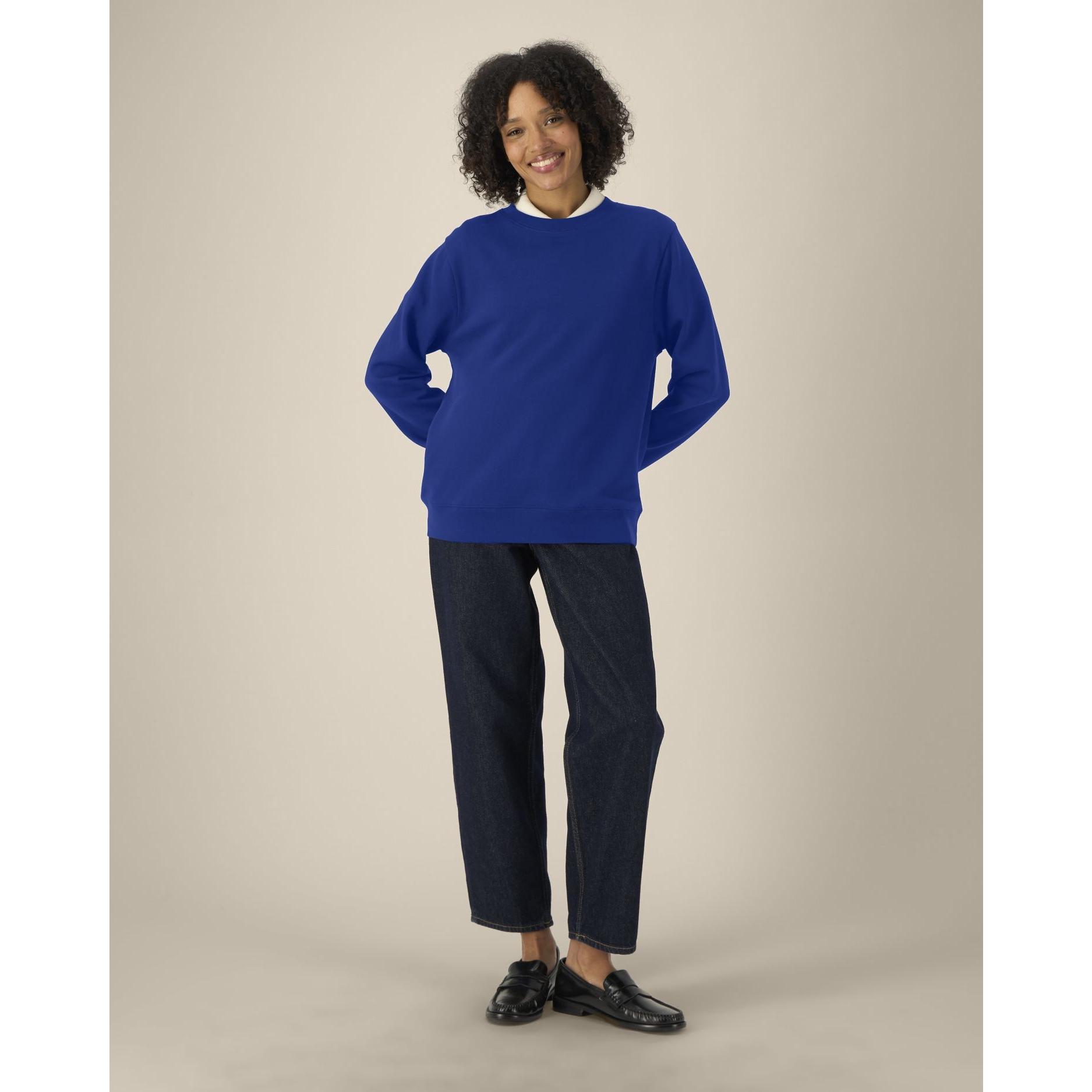 Hanorac la baza gâtului pentru femei Stella Thinker Worker Blue 3XL