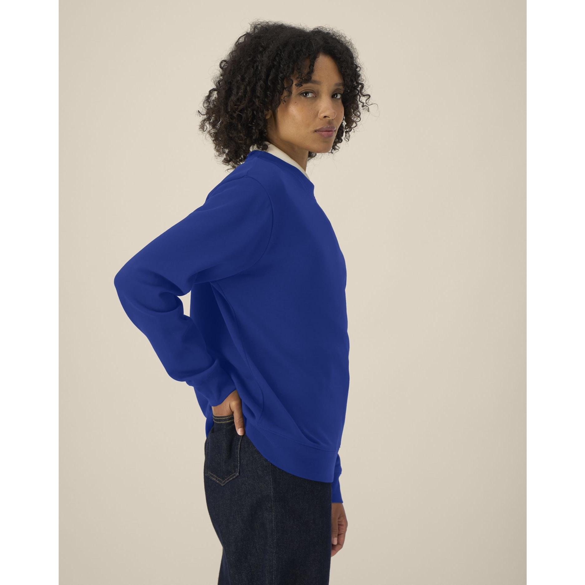 Hanorac la baza gâtului pentru femei Stella Thinker Worker Blue 3XL