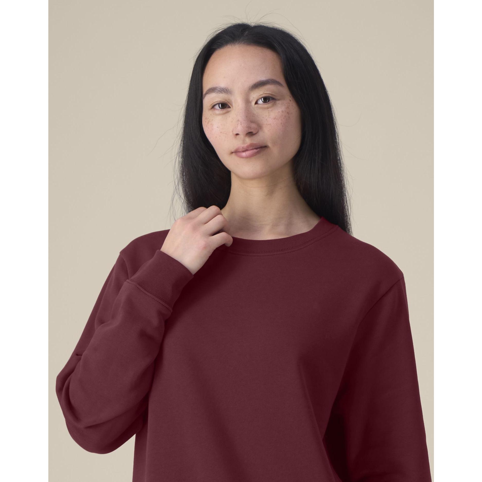 Hanorac la baza gâtului pentru femei Stella Thinker Burgundy 3XL