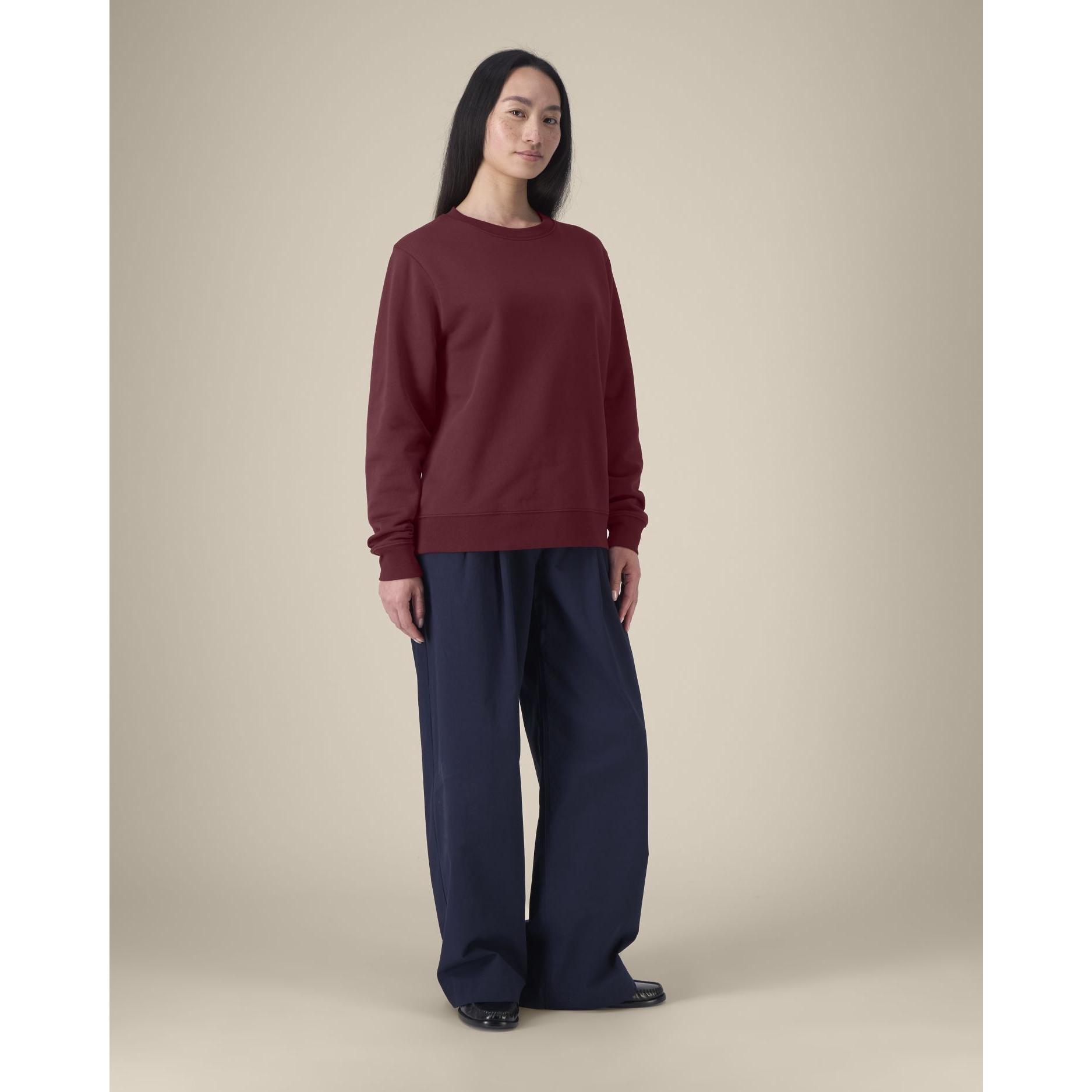 Hanorac la baza gâtului pentru femei Stella Thinker Burgundy 3XL