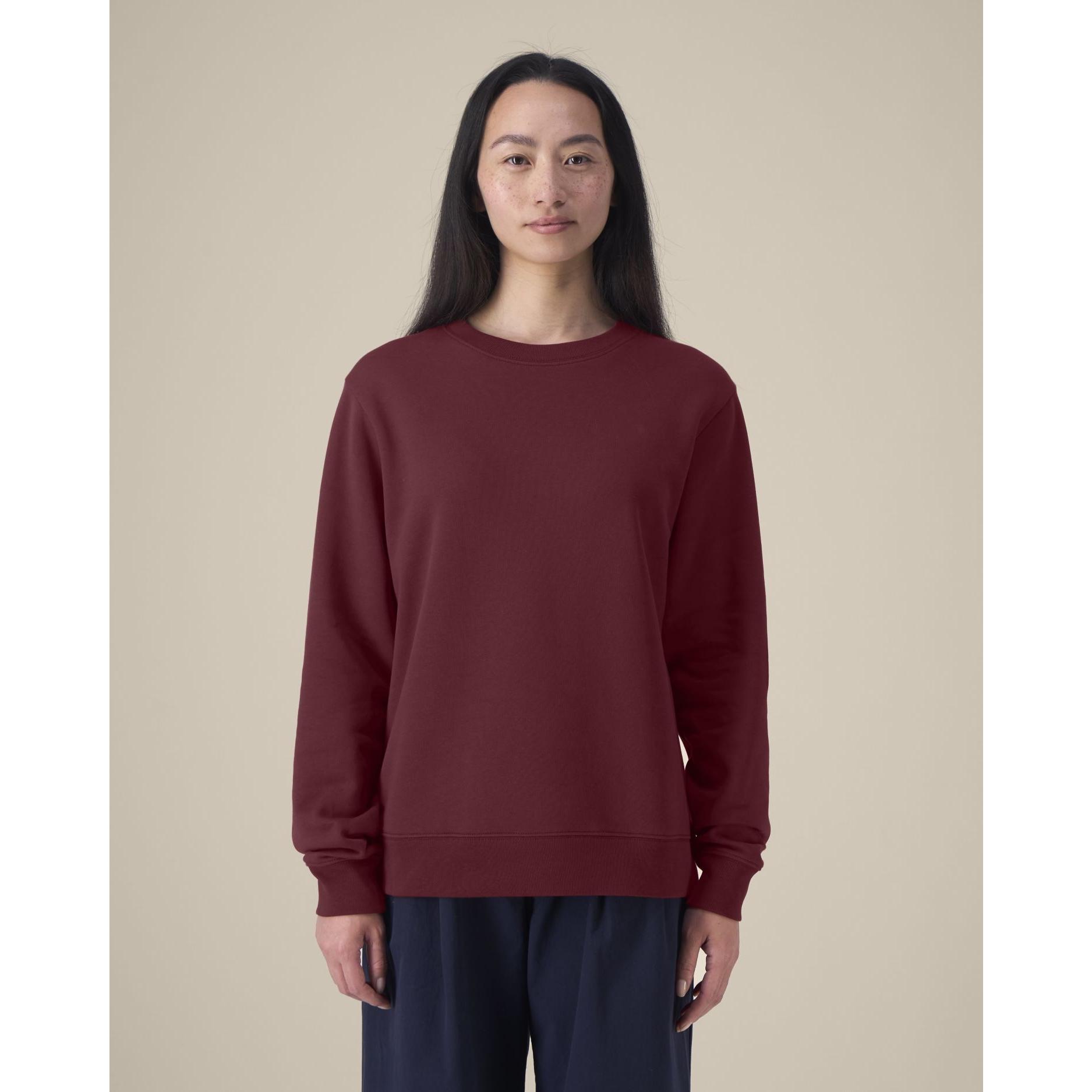 Hanorac la baza gâtului pentru femei Stella Thinker Burgundy 3XL