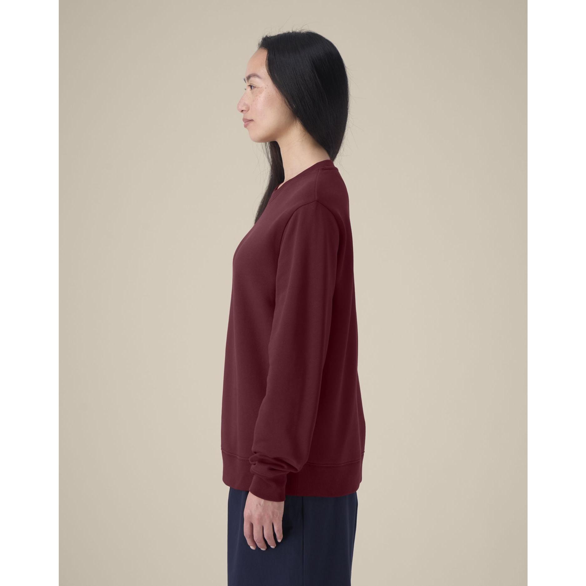 Hanorac la baza gâtului pentru femei Stella Thinker Burgundy 3XL