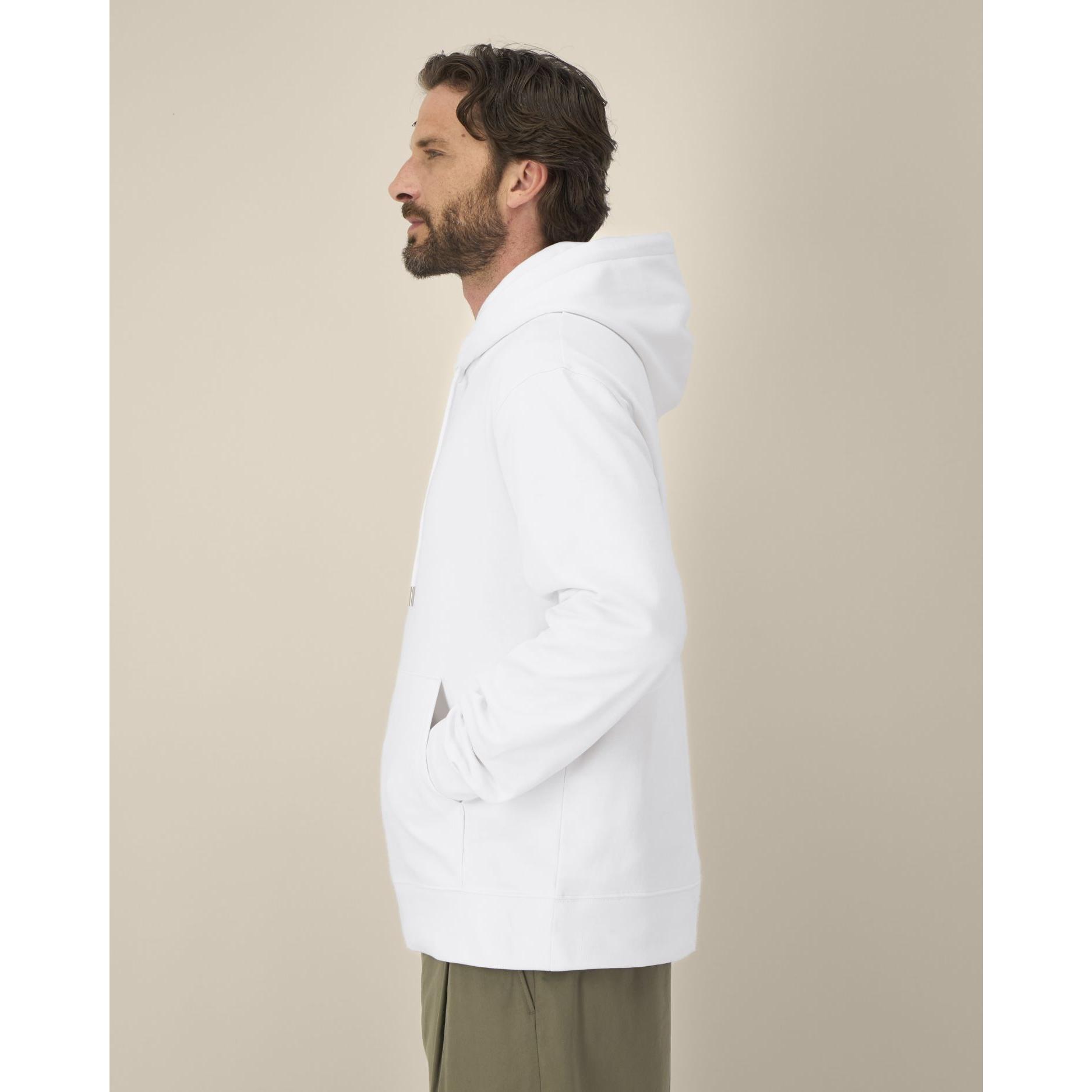 Hanorac cu glugă unisex Gamechanger White M