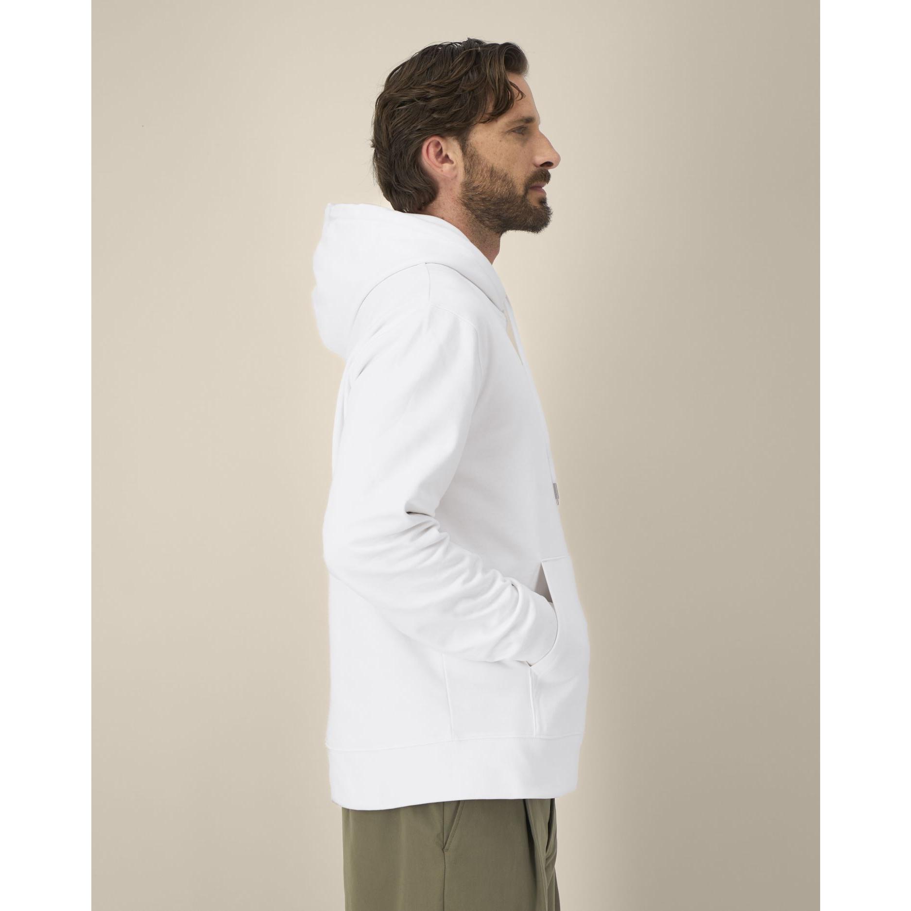 Hanorac cu glugă unisex Gamechanger White M