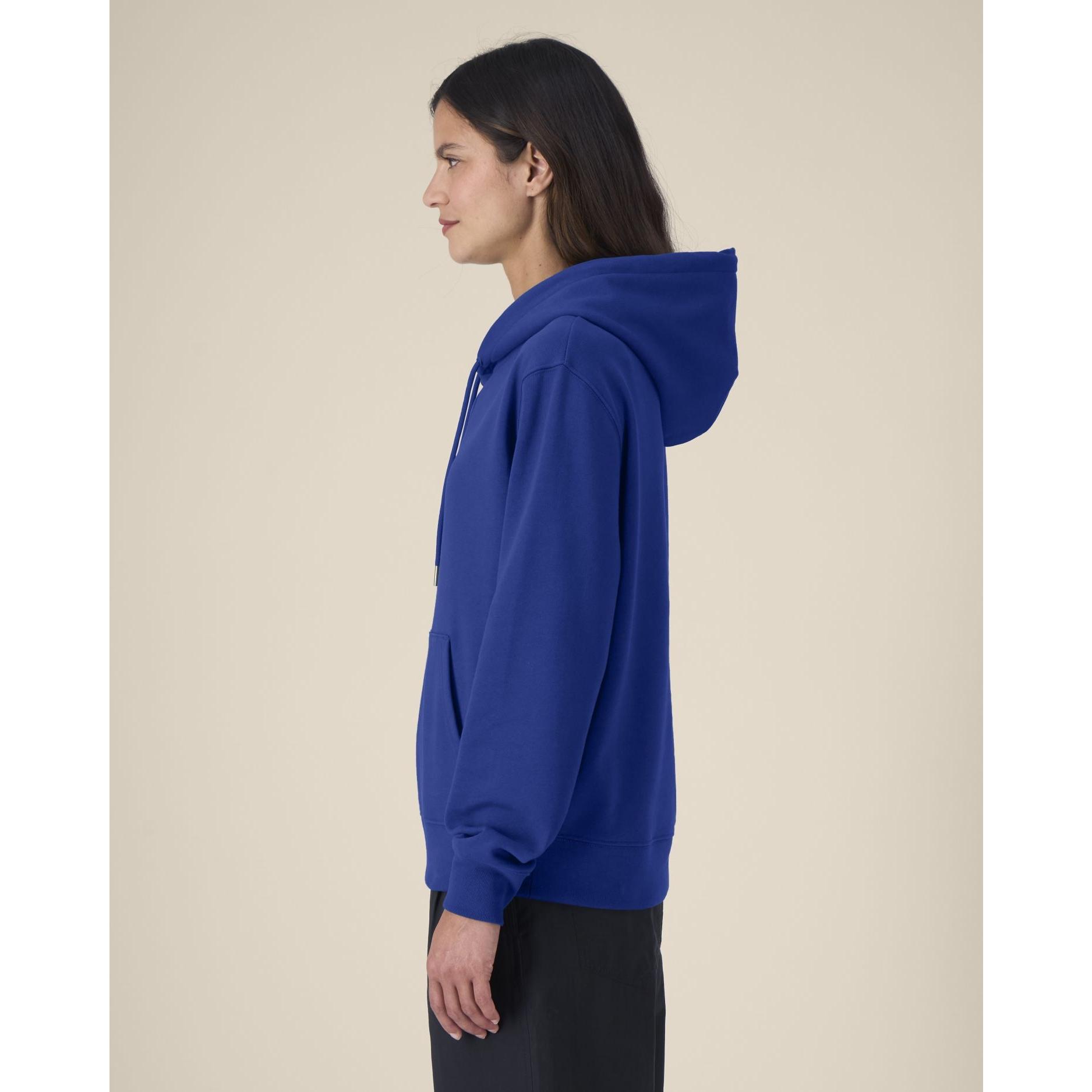Hanorac cu glugă unisex Gamechanger Worker Blue 2XS