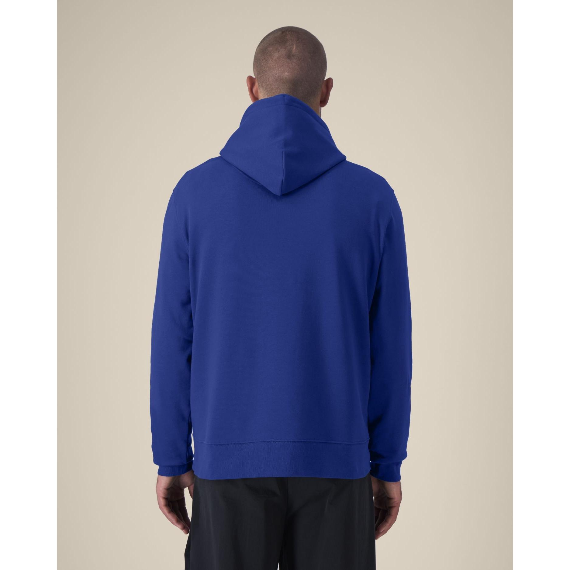 Hanorac cu glugă unisex Gamechanger Worker Blue 2XS