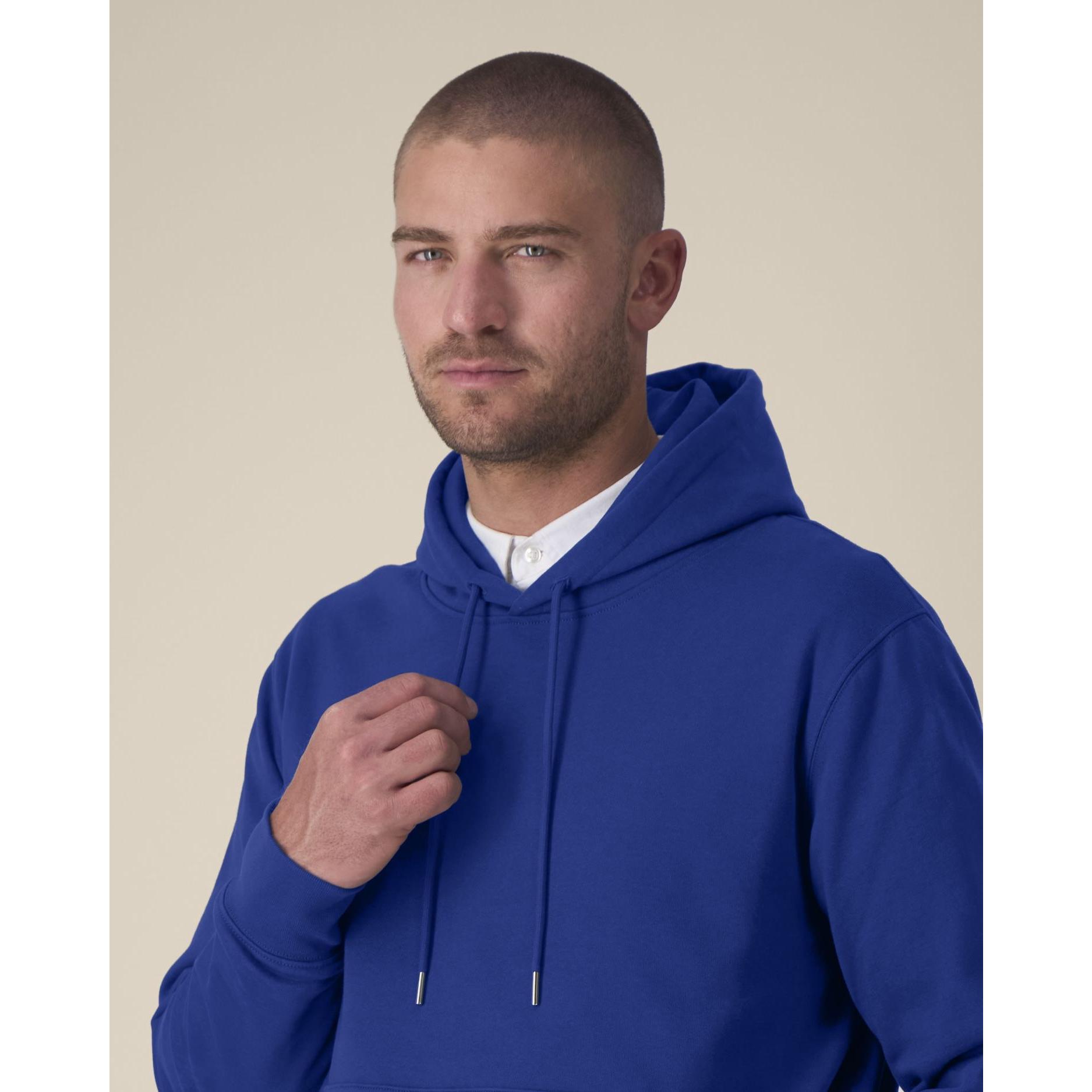 Hanorac cu glugă unisex Gamechanger Worker Blue 2XS