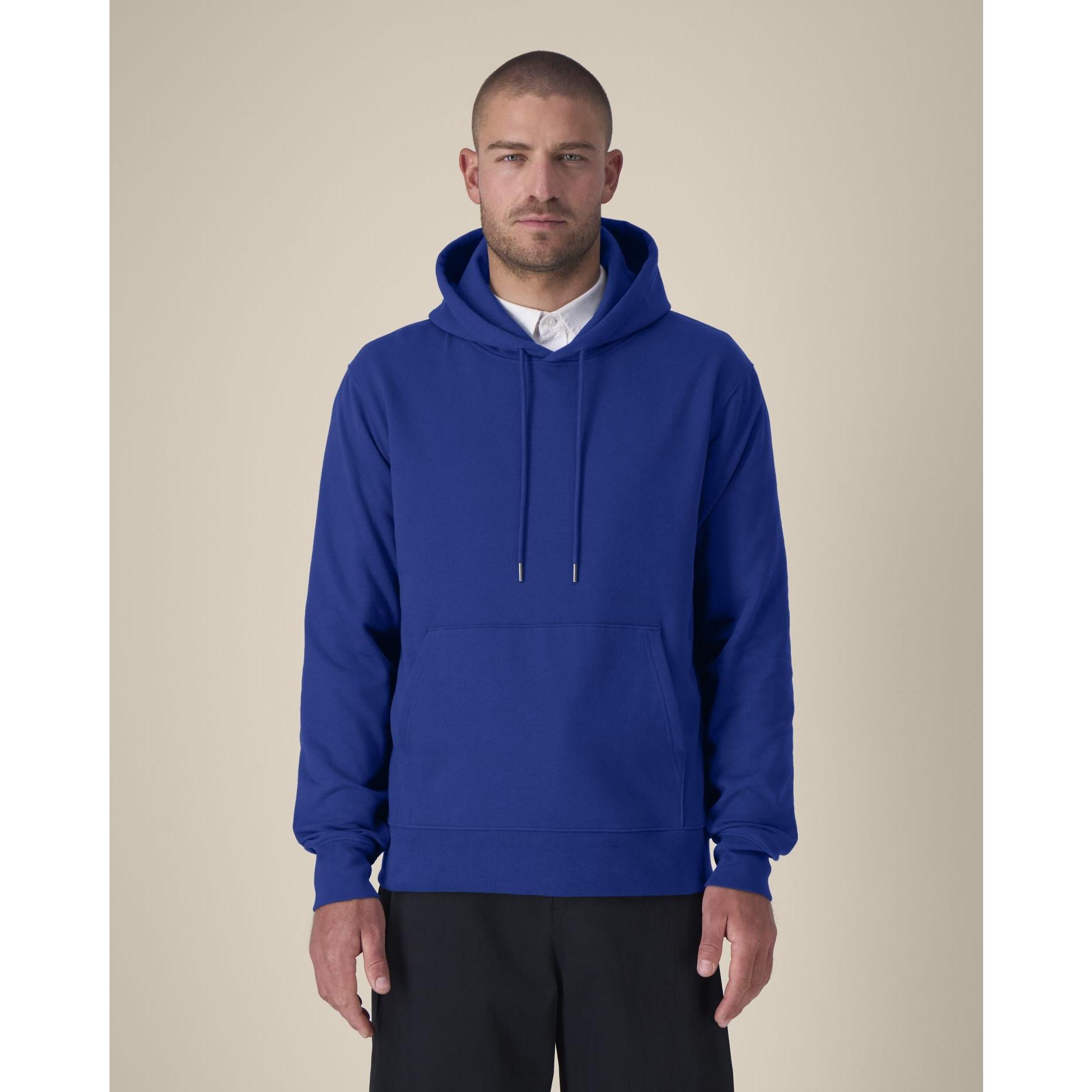 Hanorac cu glugă unisex Gamechanger Worker Blue 2XS