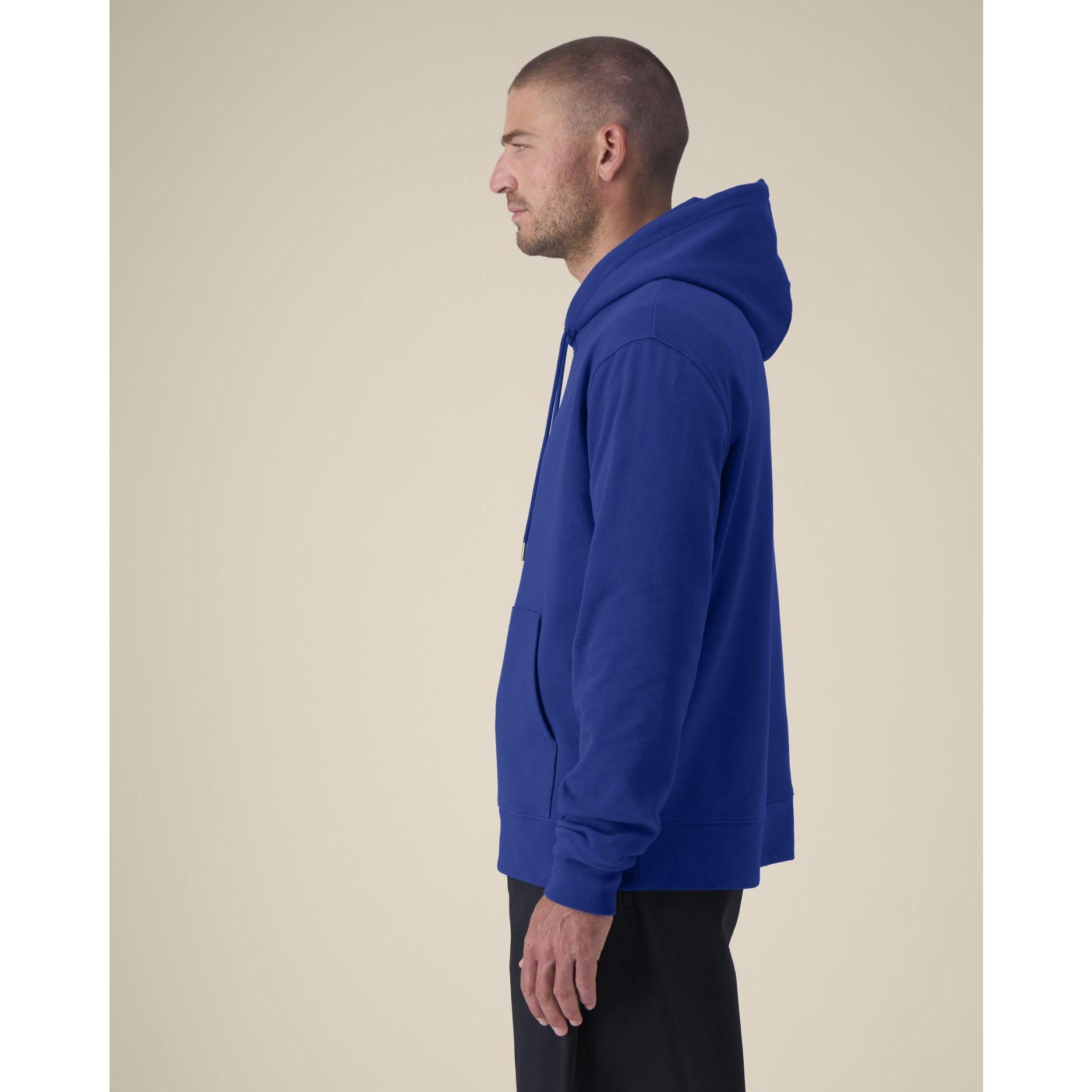 Hanorac cu glugă unisex Gamechanger Worker Blue 2XS