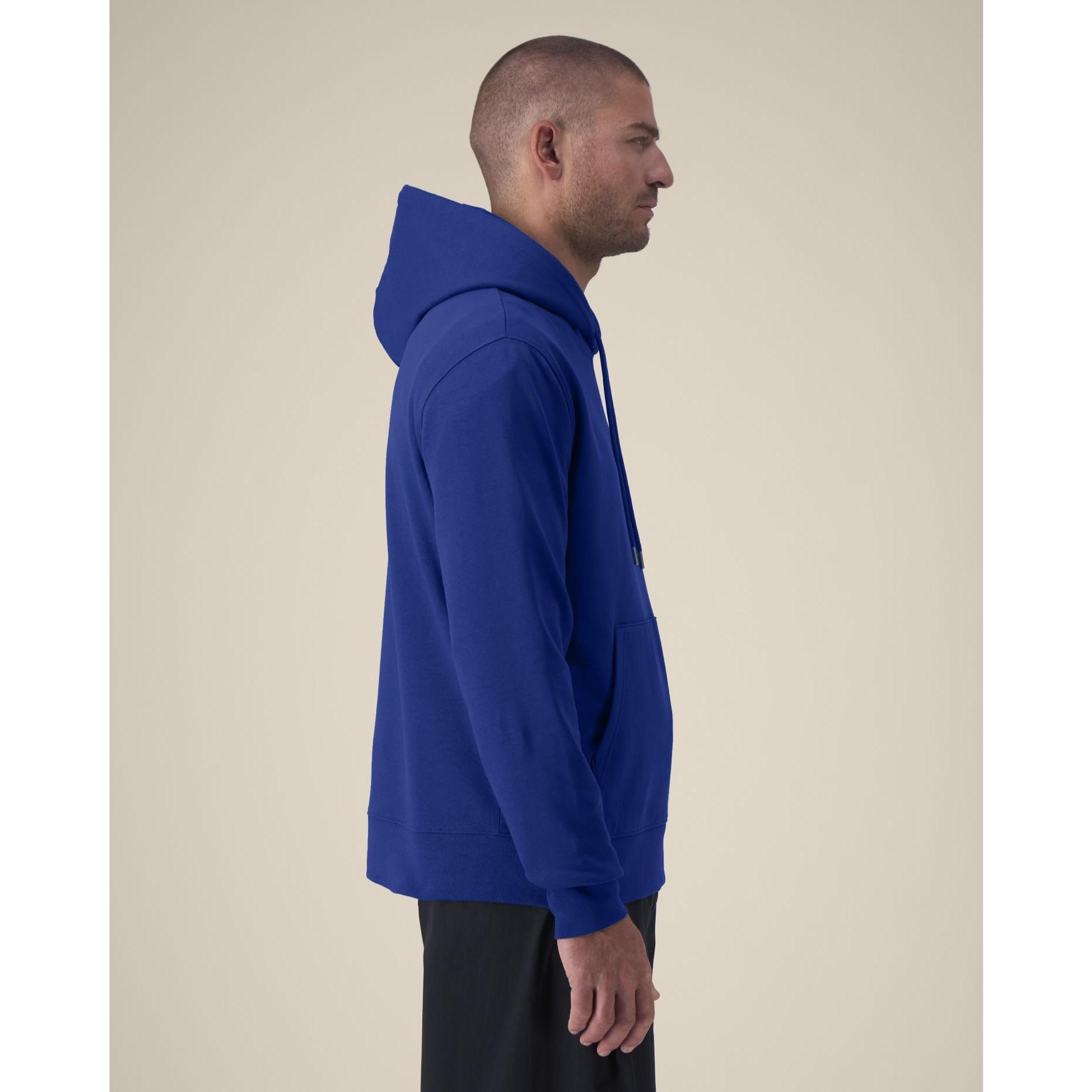 Hanorac cu glugă unisex Gamechanger Worker Blue 2XS