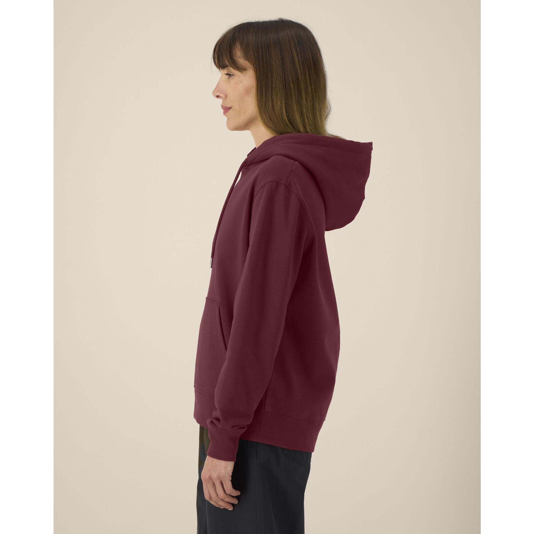 Hanorac cu glugă unisex Gamechanger Burgundy 2XS
