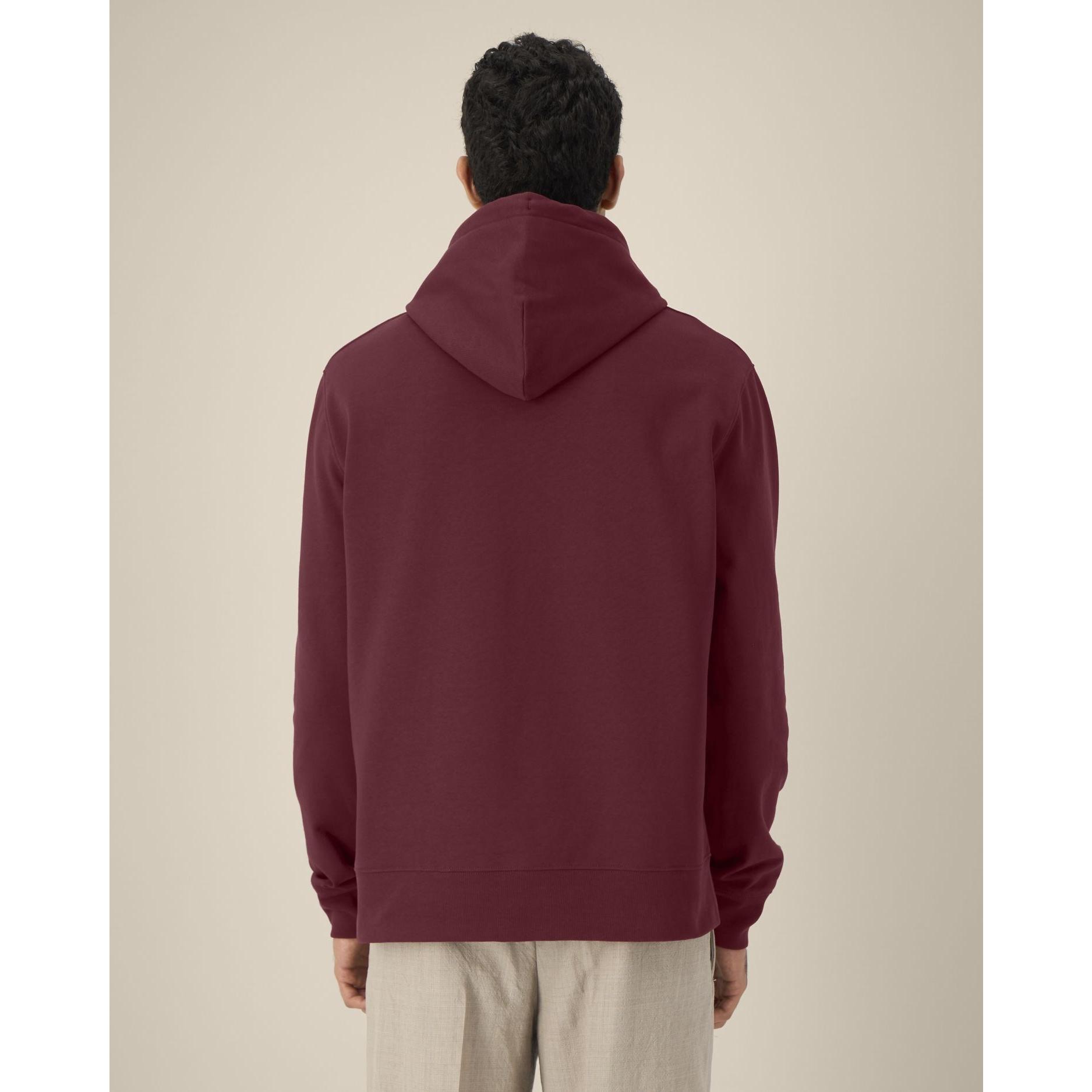 Hanorac cu glugă unisex Gamechanger Burgundy 2XS